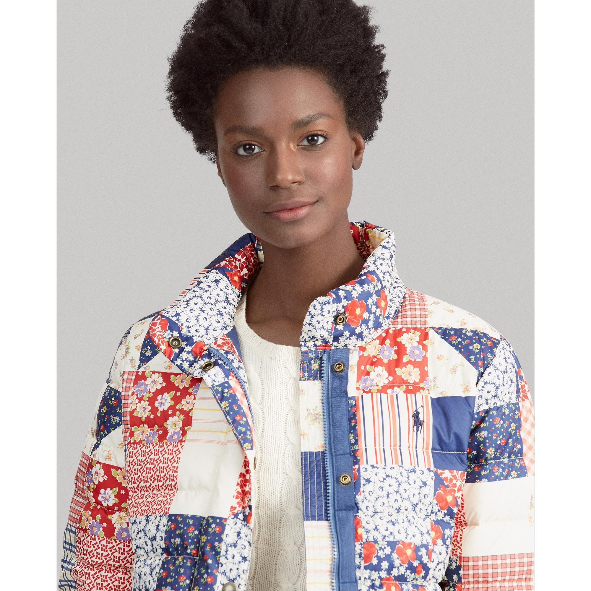 Polo Ralph Lauren Patchwork Quilted Down Jacket | Lyst