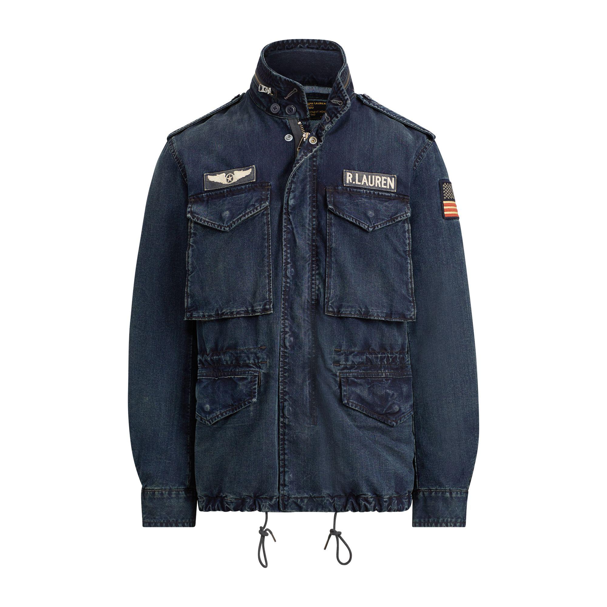 Polo Ralph Lauren Denim Field Jacket in Blue for Men | Lyst