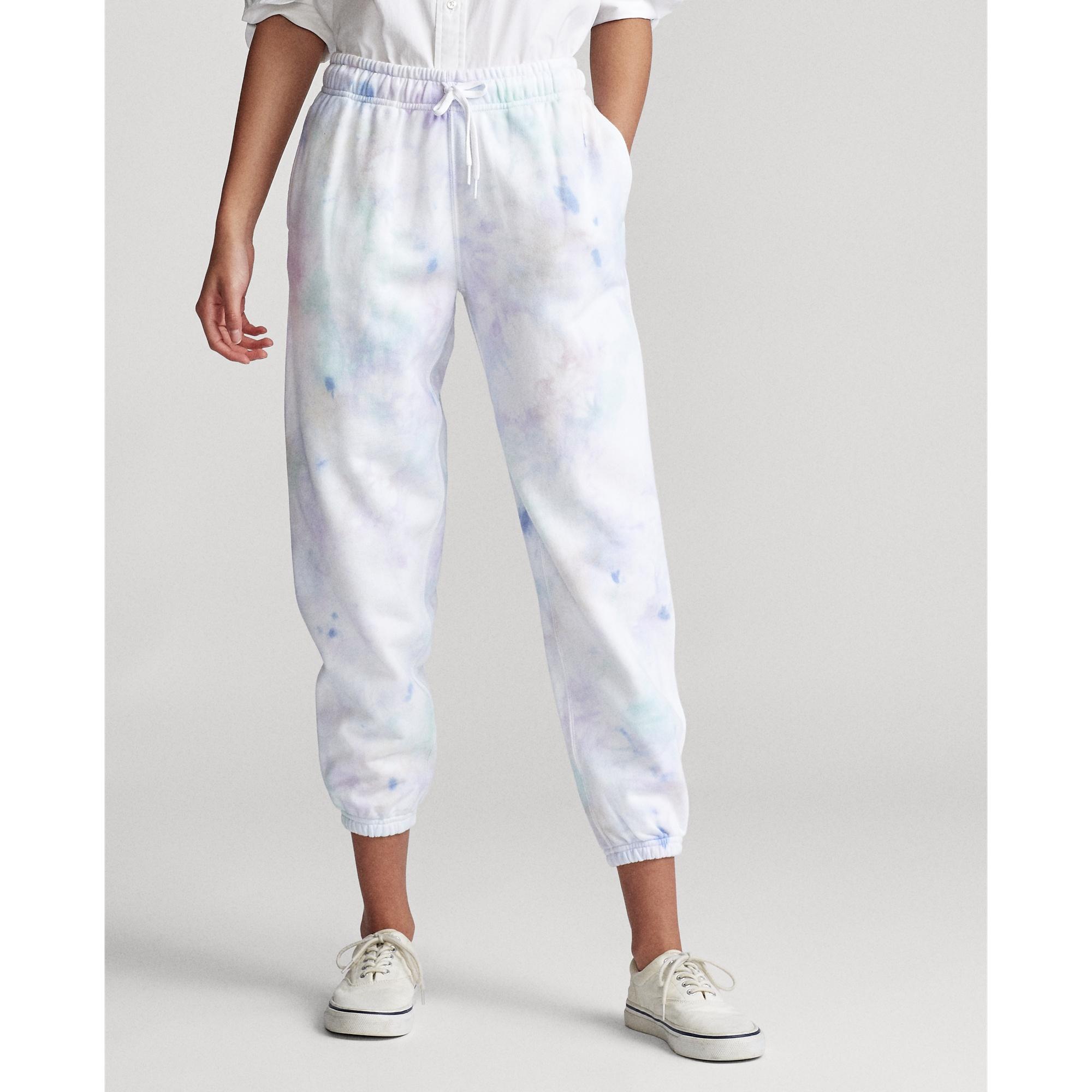 polo sweatpants tie dye