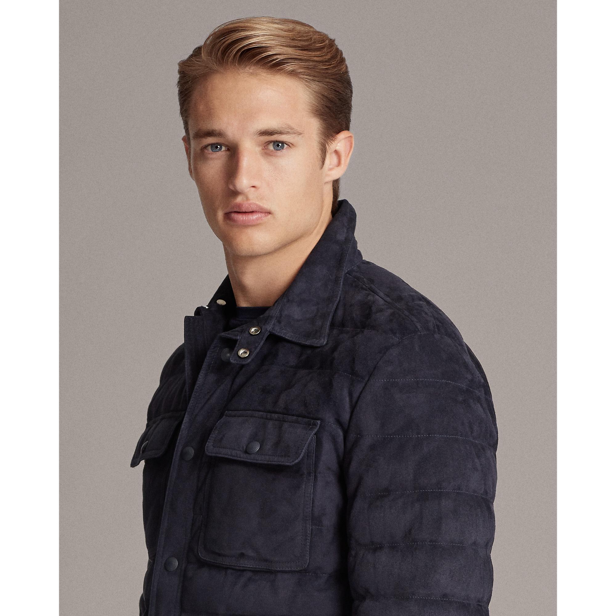 ralph lauren suede jacket