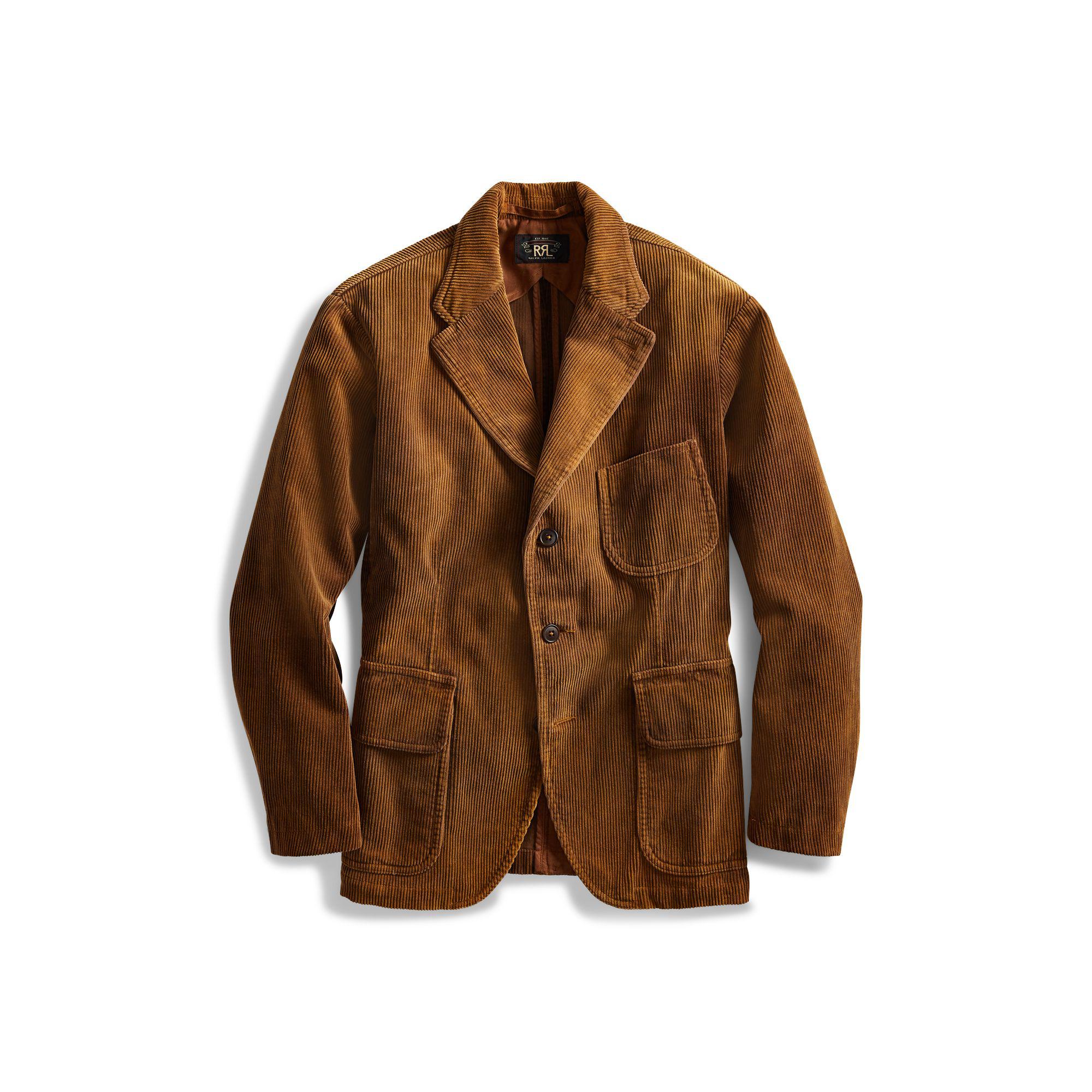 RRL Corduroy Sport Coat in Brown for Men | Lyst
