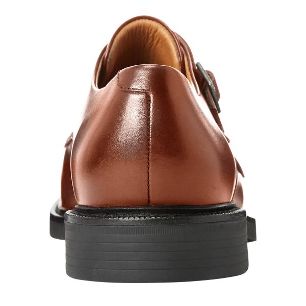 Ralph Lauren Asher Monk-Strap Shoe in Brown for Men | Lyst display picture 1