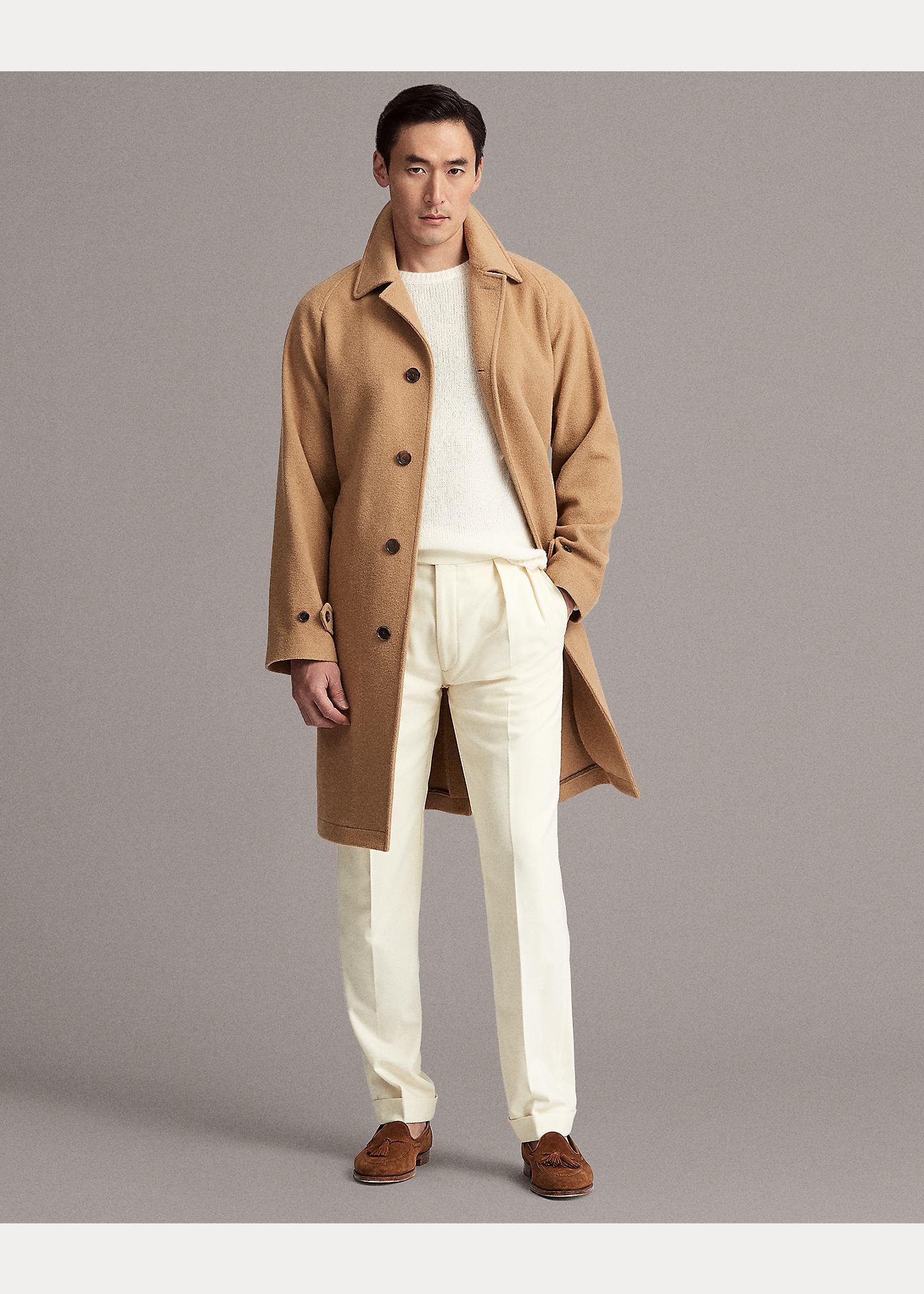 Trench balmacaan en poil de chameau Ralph Lauren pour homme en coloris  Neutre | Lyst