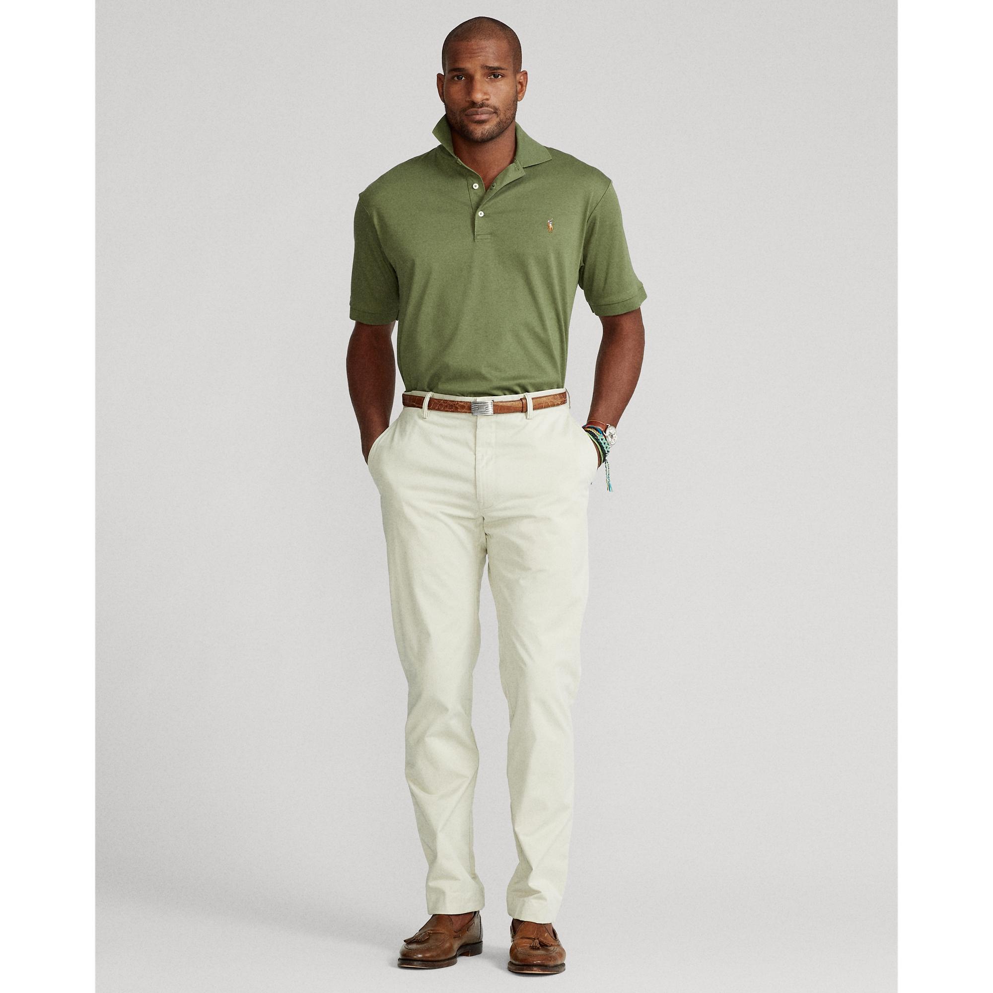 Ralph Lauren Ralph Lauren Soft Cotton Polo Shirt in Green for Men | Lyst