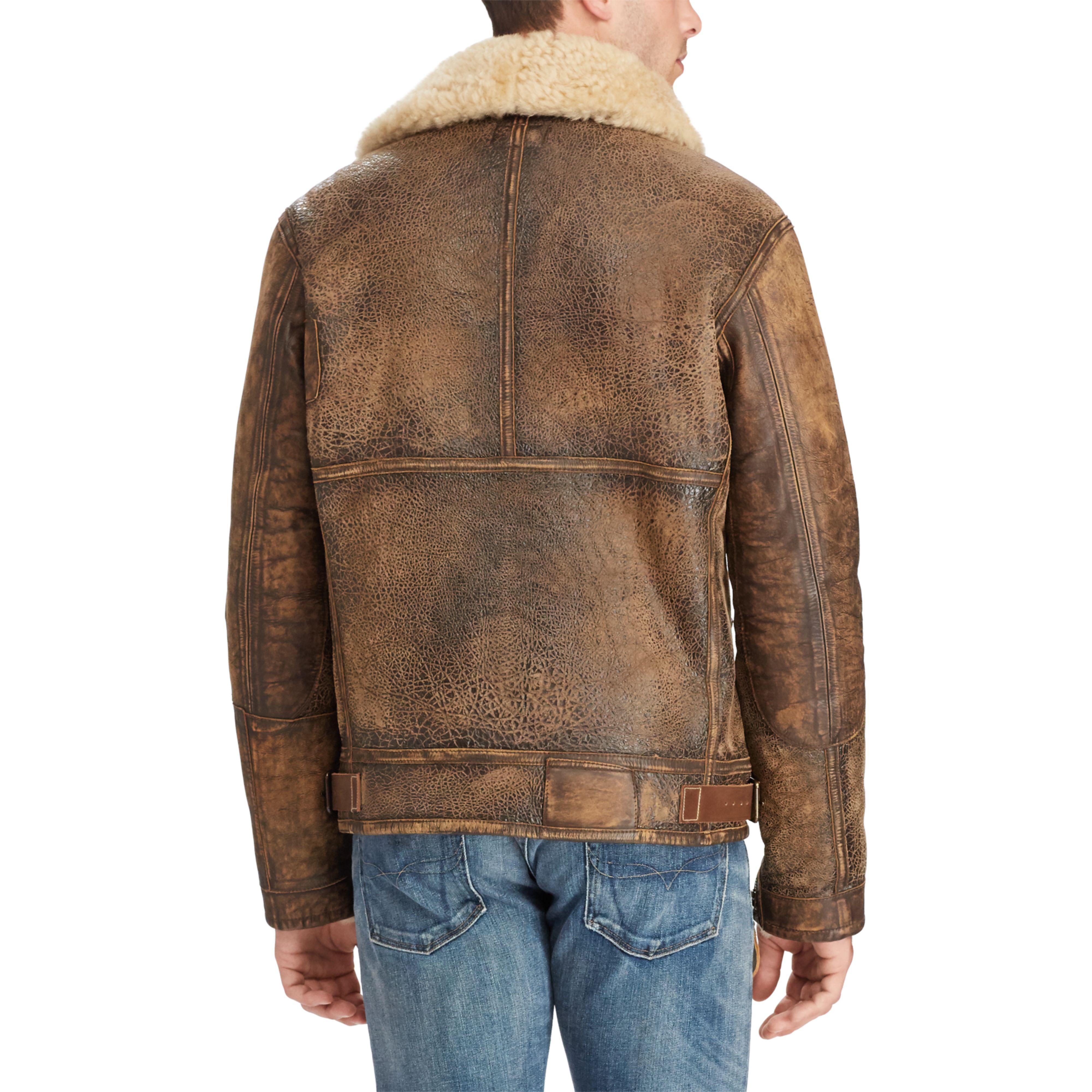 Polo Ralph Lauren Leather The Iconic Bomber Jacket for Men - Lyst