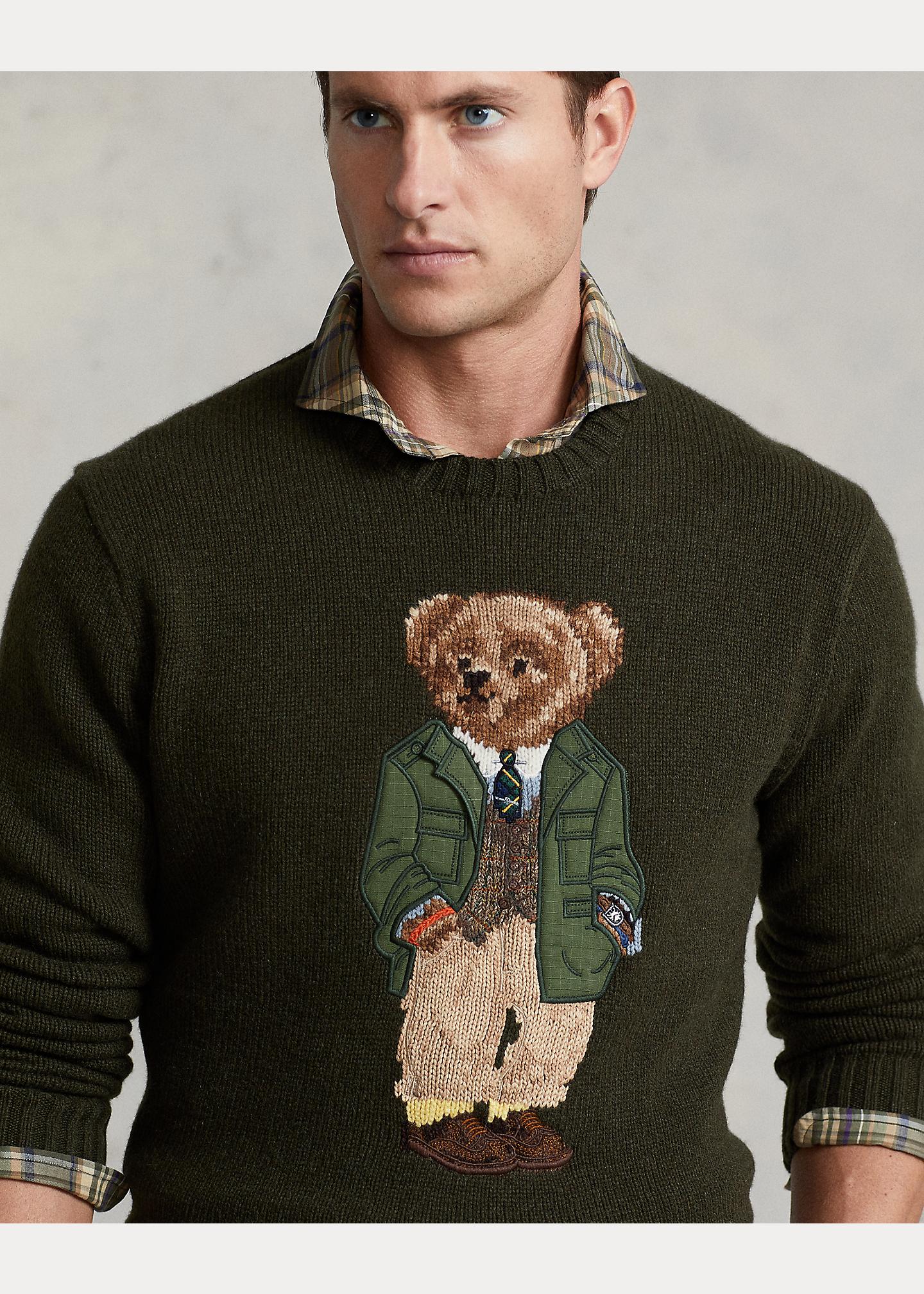 Polo Ralph Lauren Pullover mit Polo Bear in Grün für Herren | Lyst DE