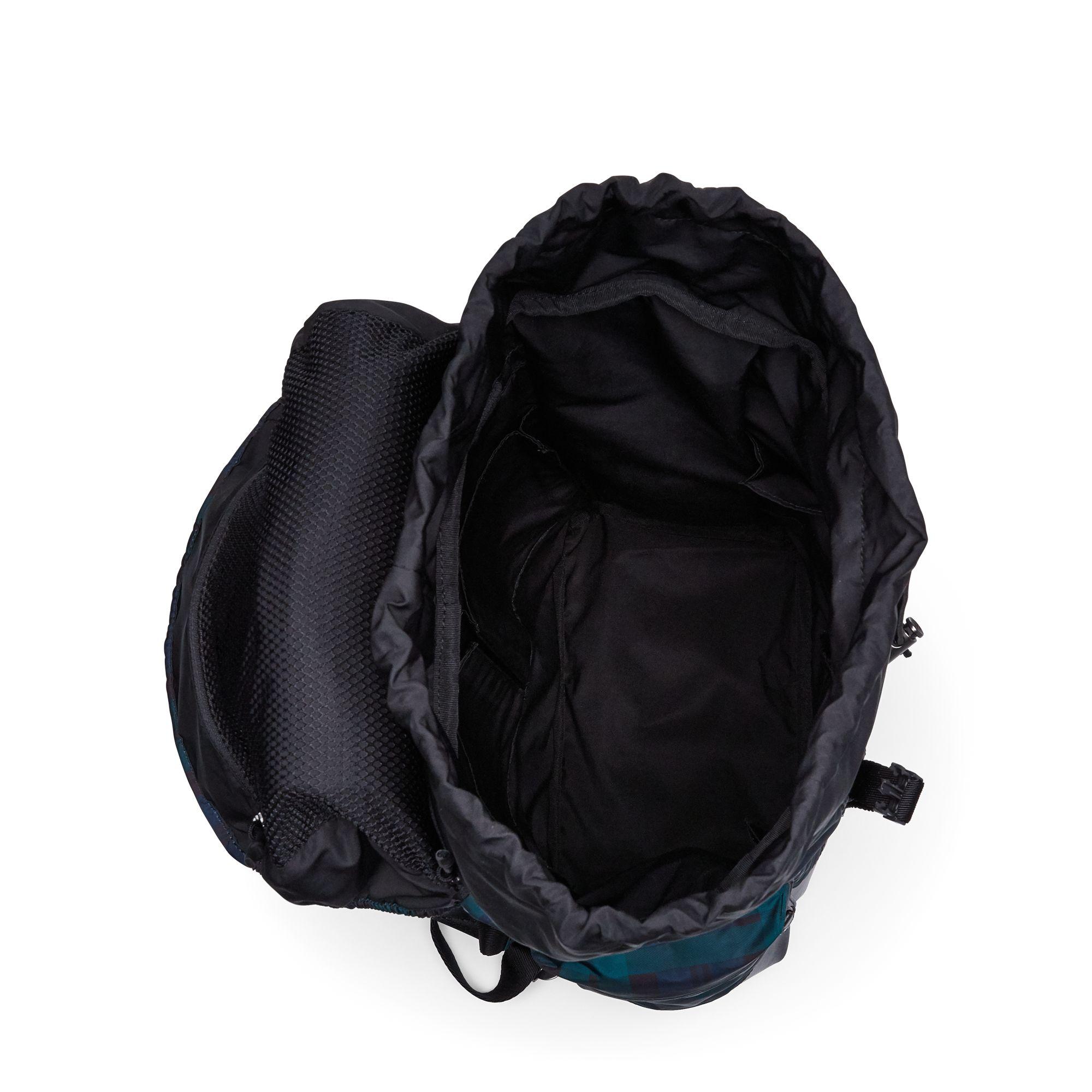 polo bear tartan backpack