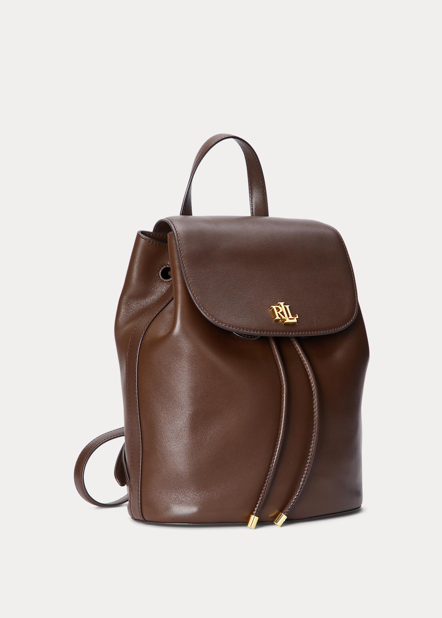 Ralph Lauren★Leather Medium Winny Backpack Leather Medium Winny Backpack