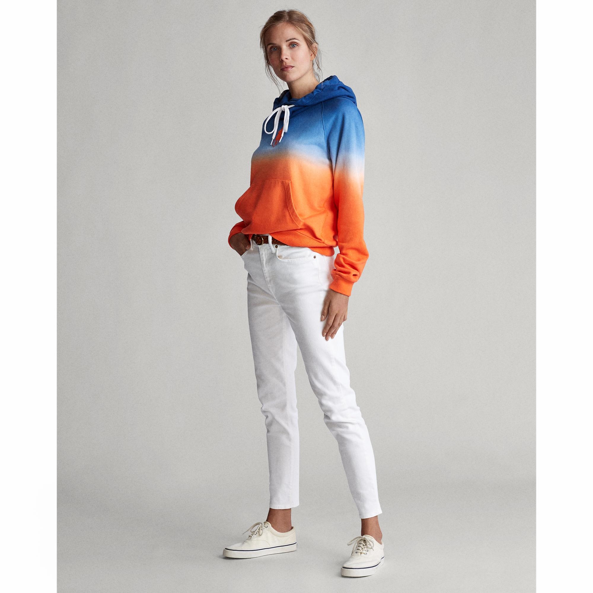 polo ralph lauren ombre fleece hoodie