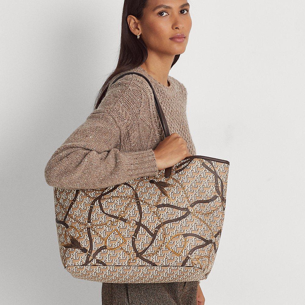 coated canvas tote