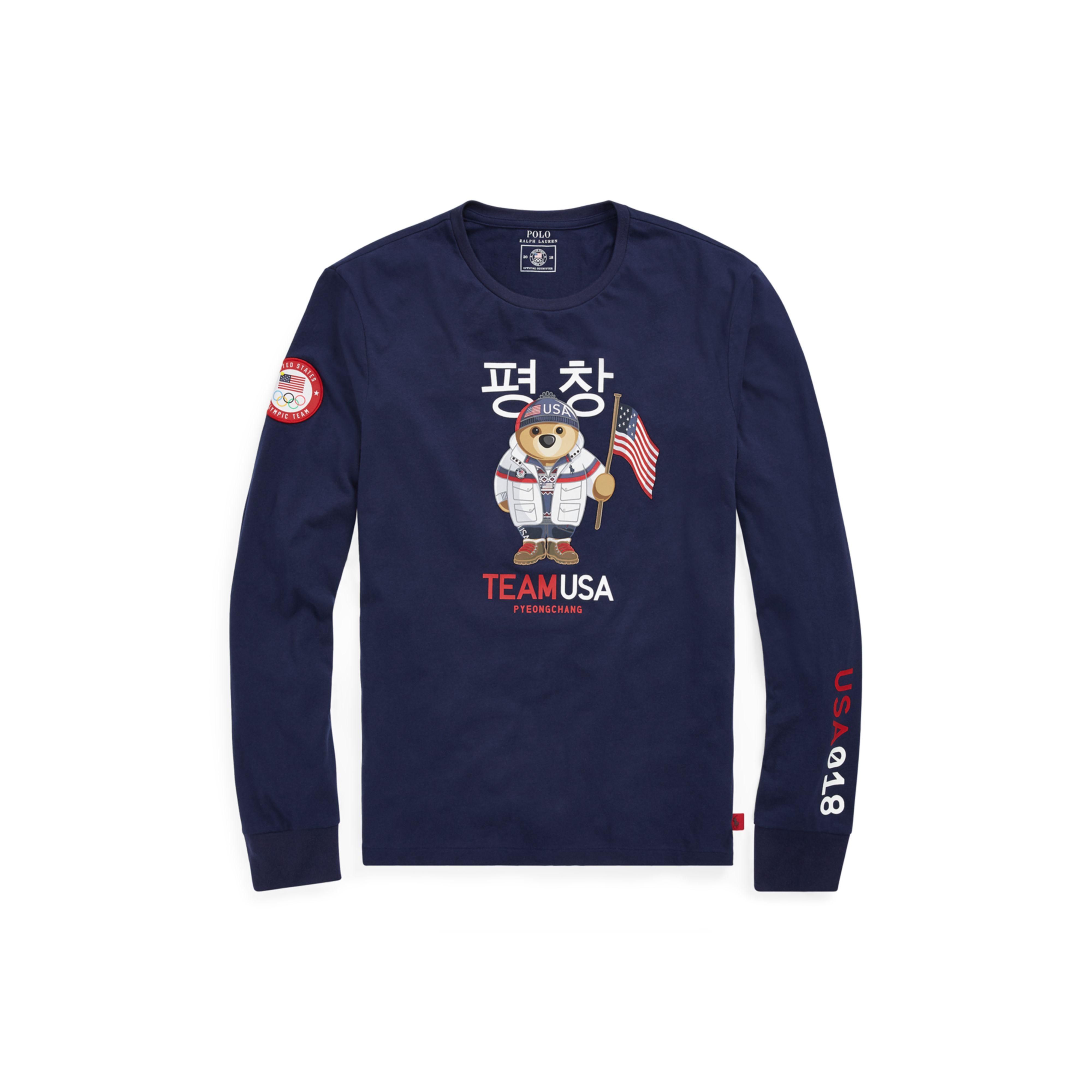 Lyst - Polo Ralph Lauren Team Usa Polo Bear T-shirt in ...