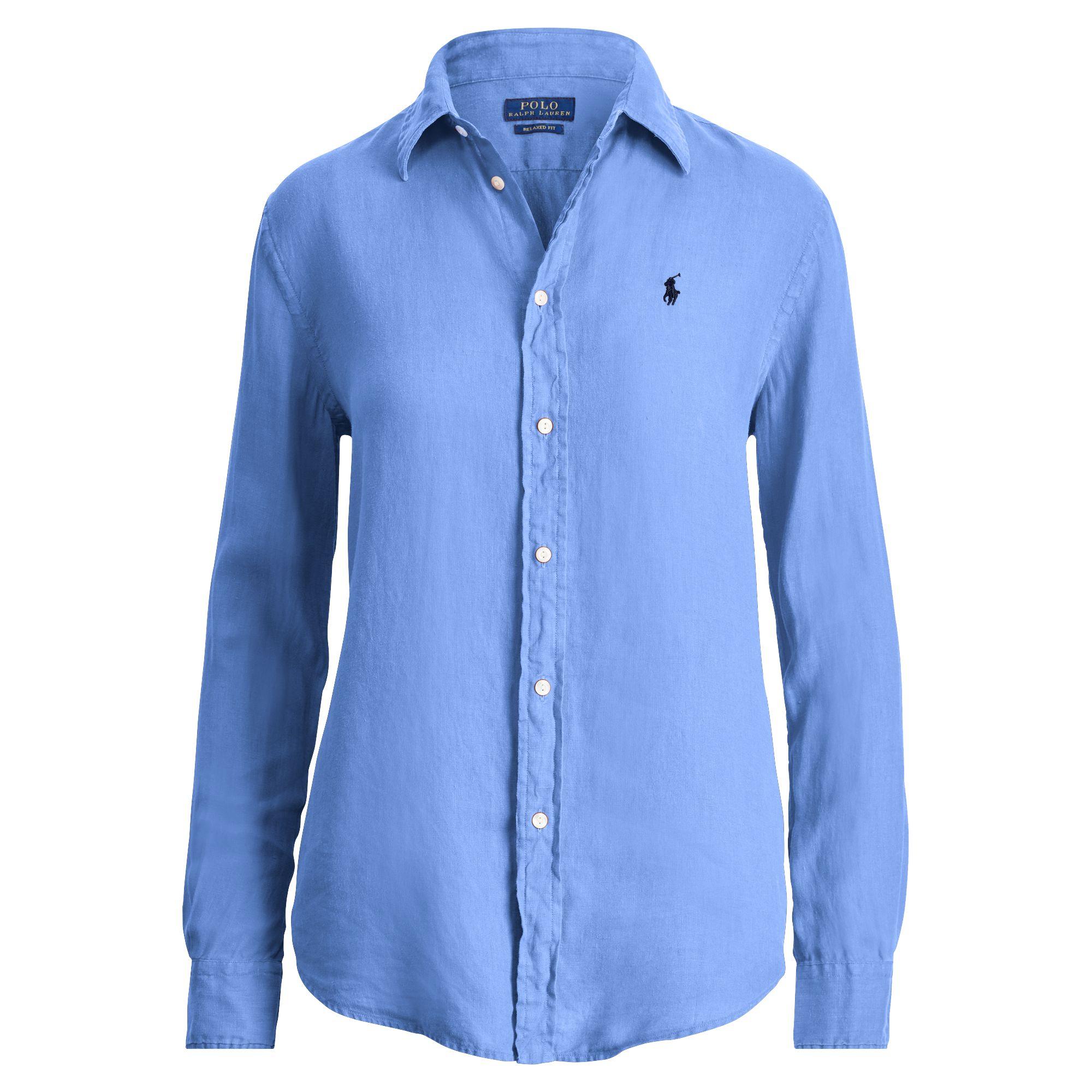 polo ralph lauren relaxed fit linen shirt