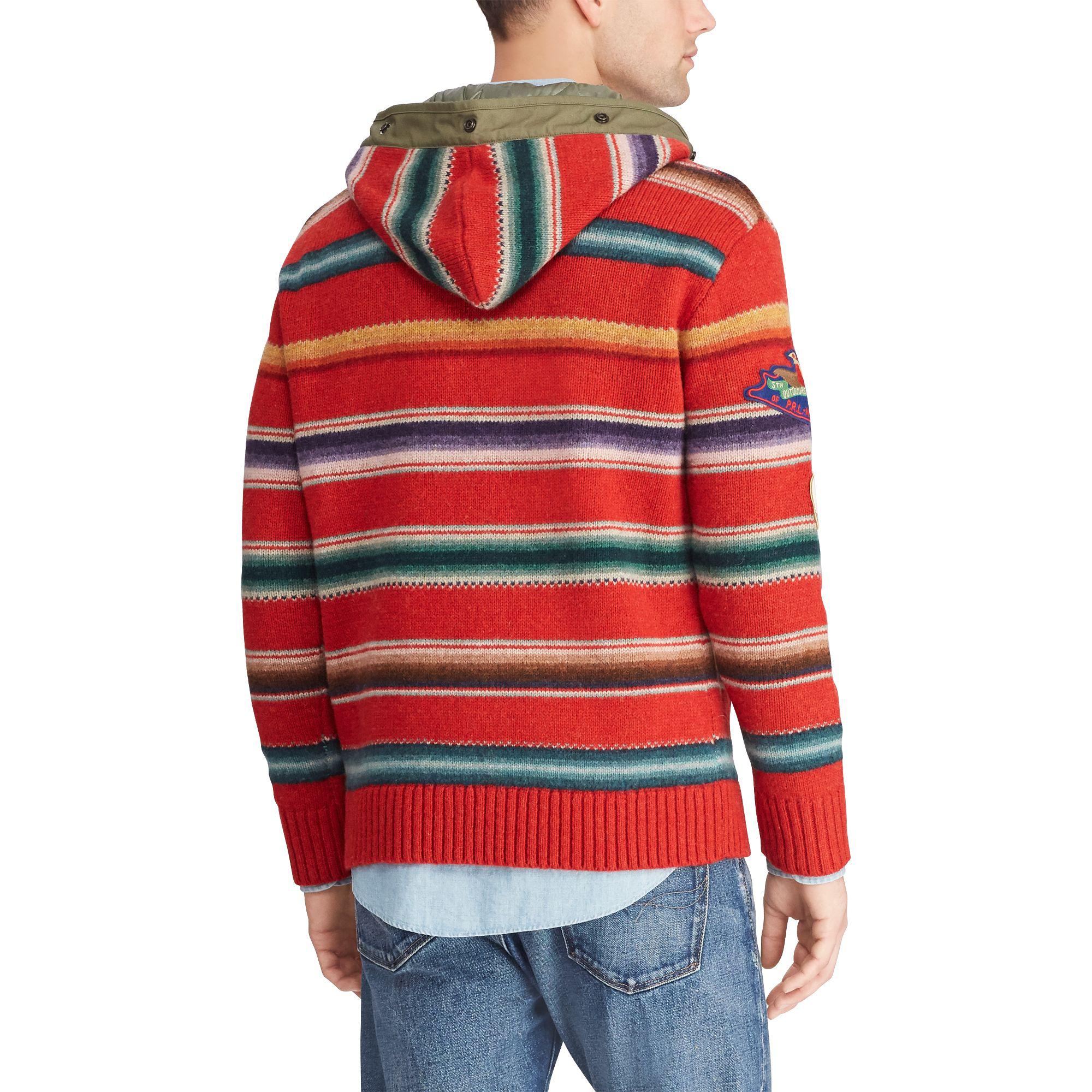 men's serape pullover