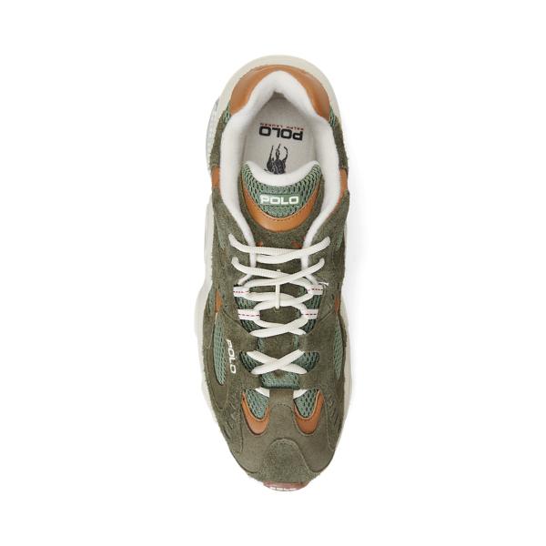 Polo Ralph Lauren Modern Trainer 100 Trainer in Green for  display picture 1