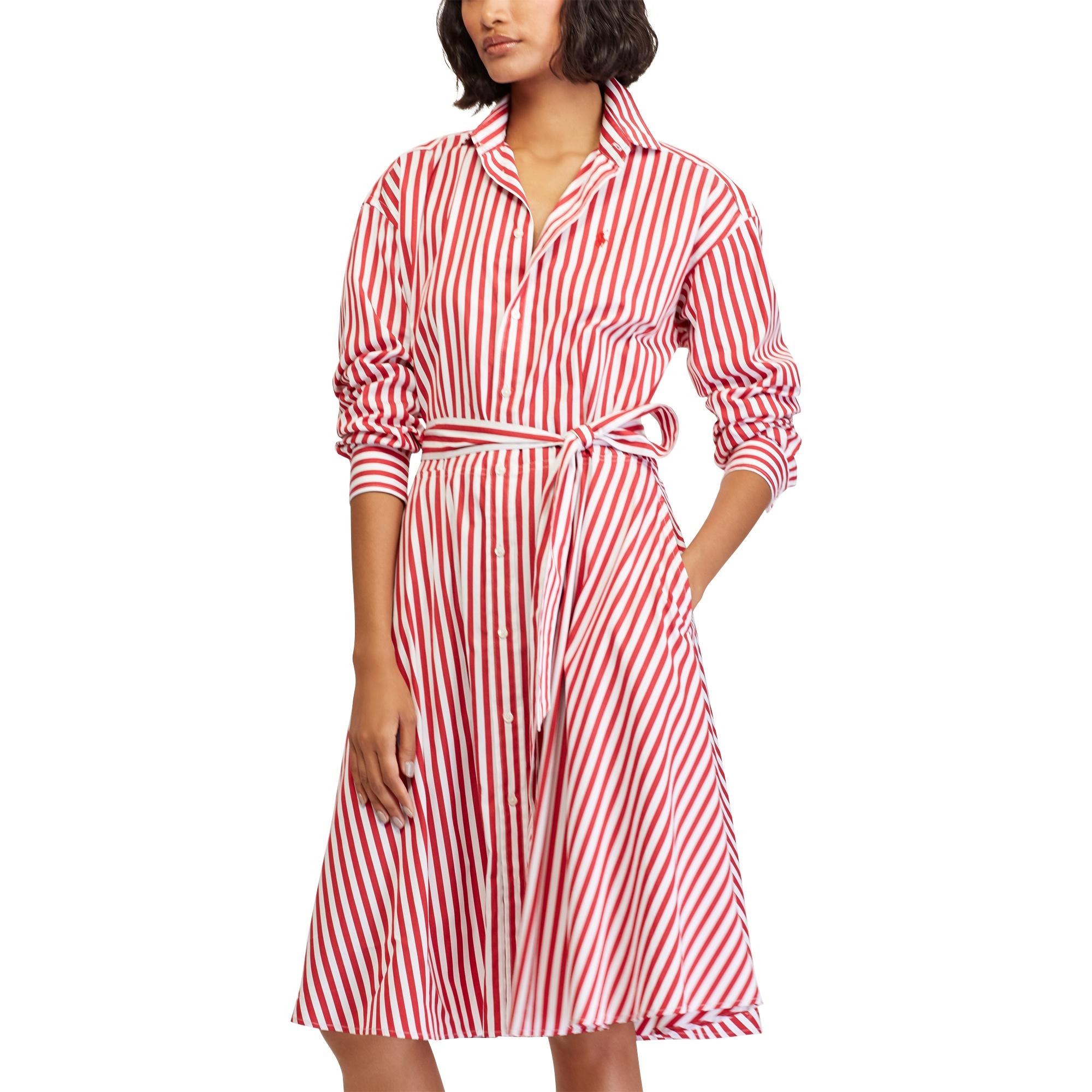 polo ralph lauren cotton broadcloth shirtdress