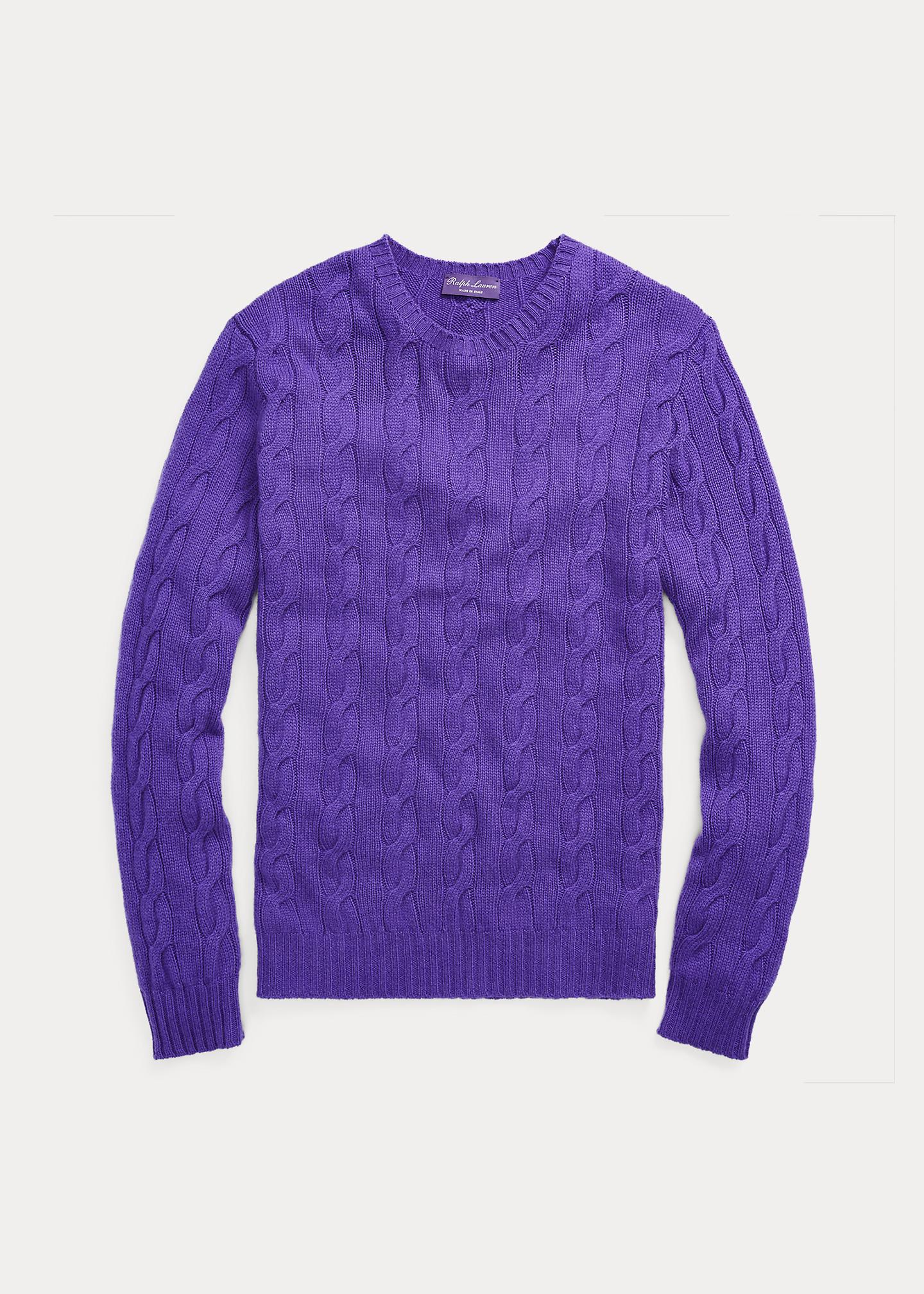 Pull en cachemire torsadé Cachemire Ralph Lauren Purple Label pour homme en coloris Rouge Homme Vêtements Pulls et maille Pulls ras-du-cou 