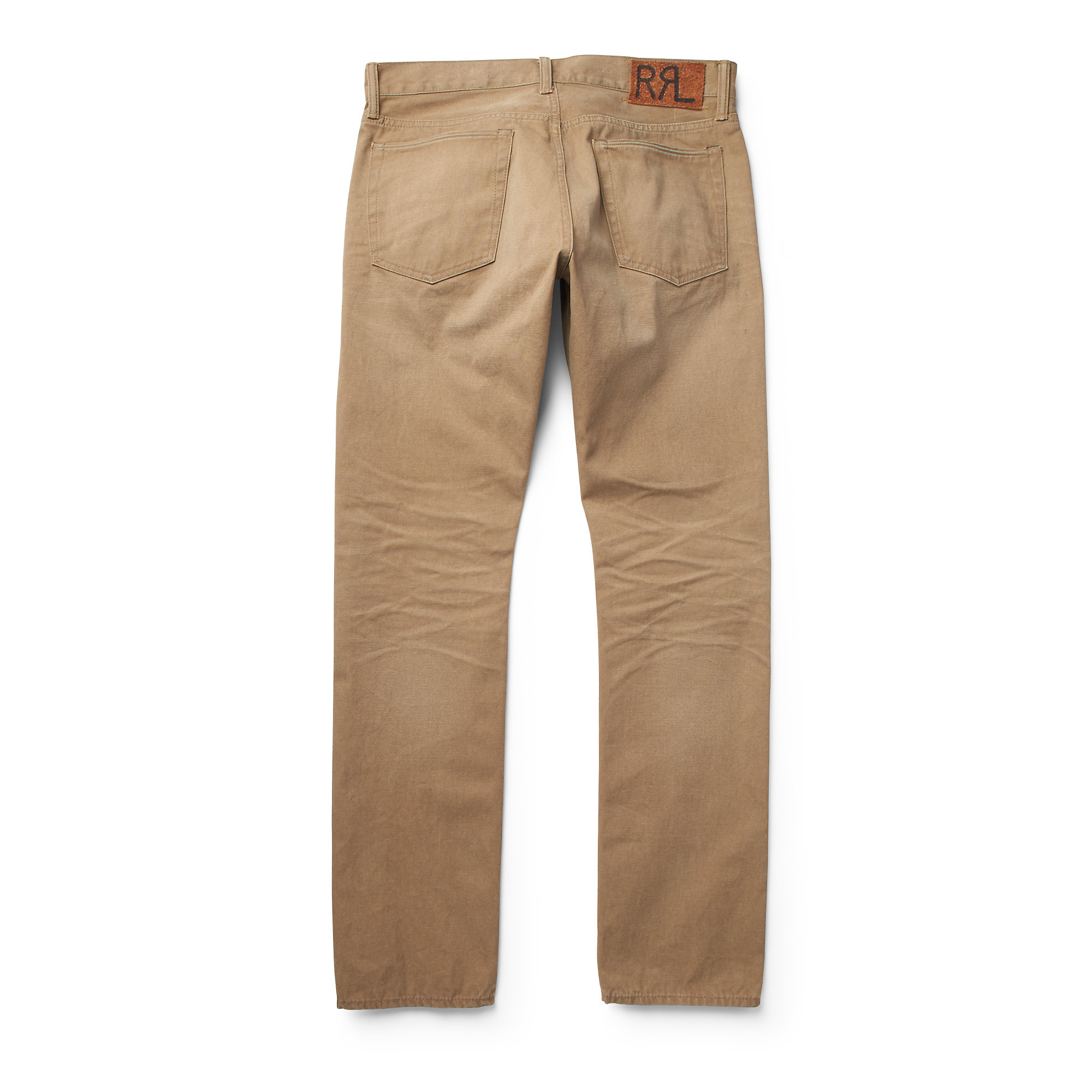 slim fit canvas pants
