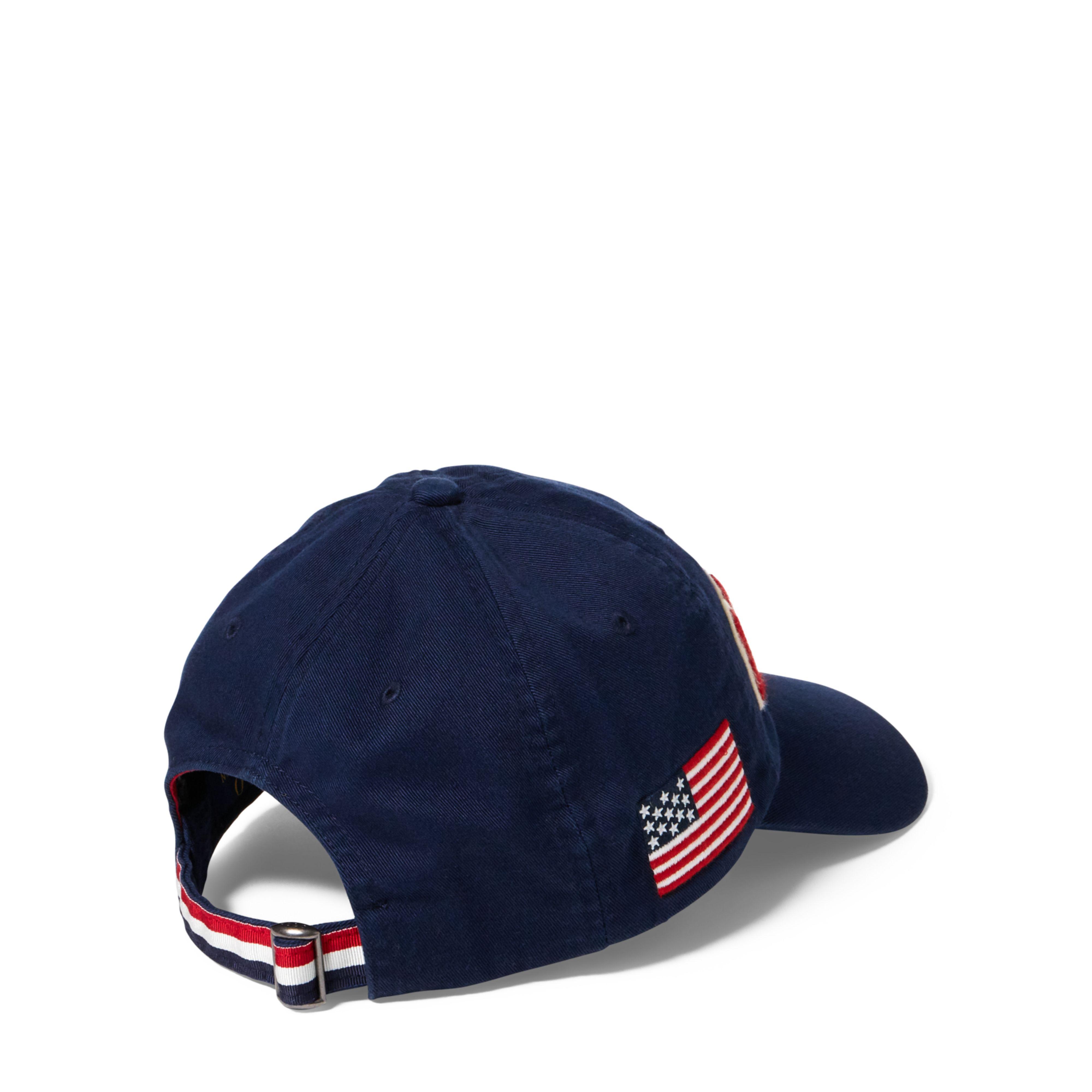 Polo Ralph Lauren Team Usa Chino Sports Cap in Blue for Men | Lyst