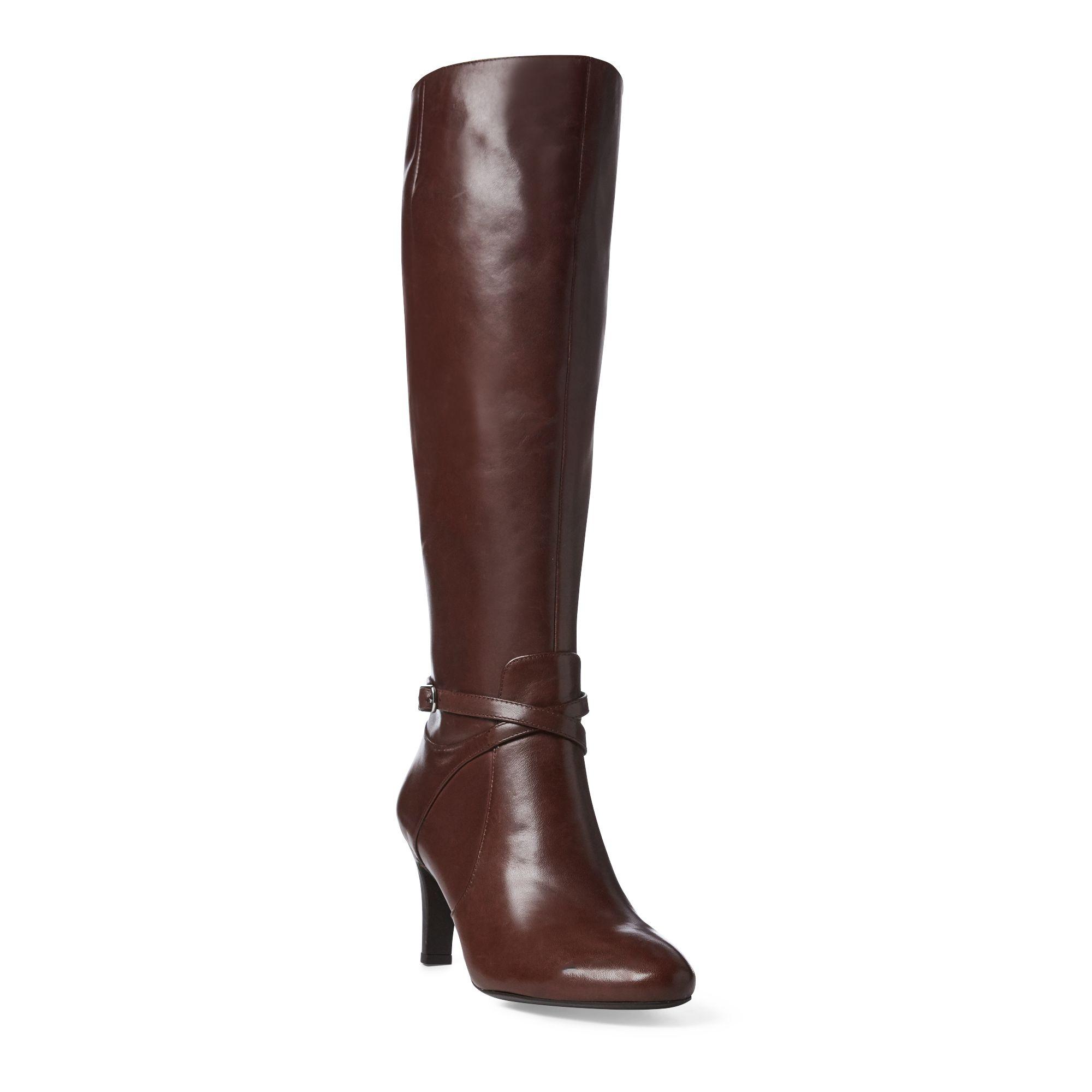 ralph lauren elberta leather boot