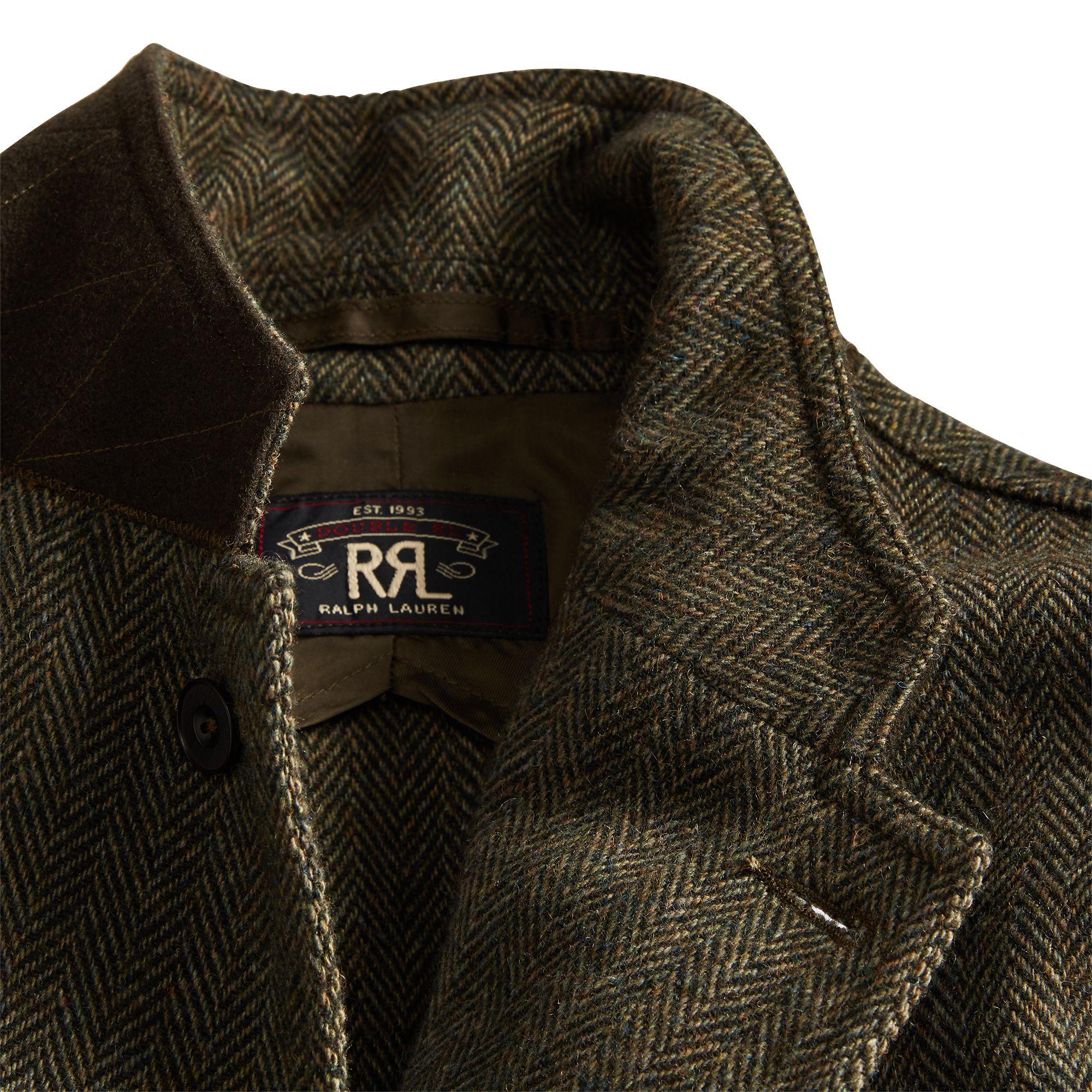 RRL Herringbone Tweed Sport Coat in 