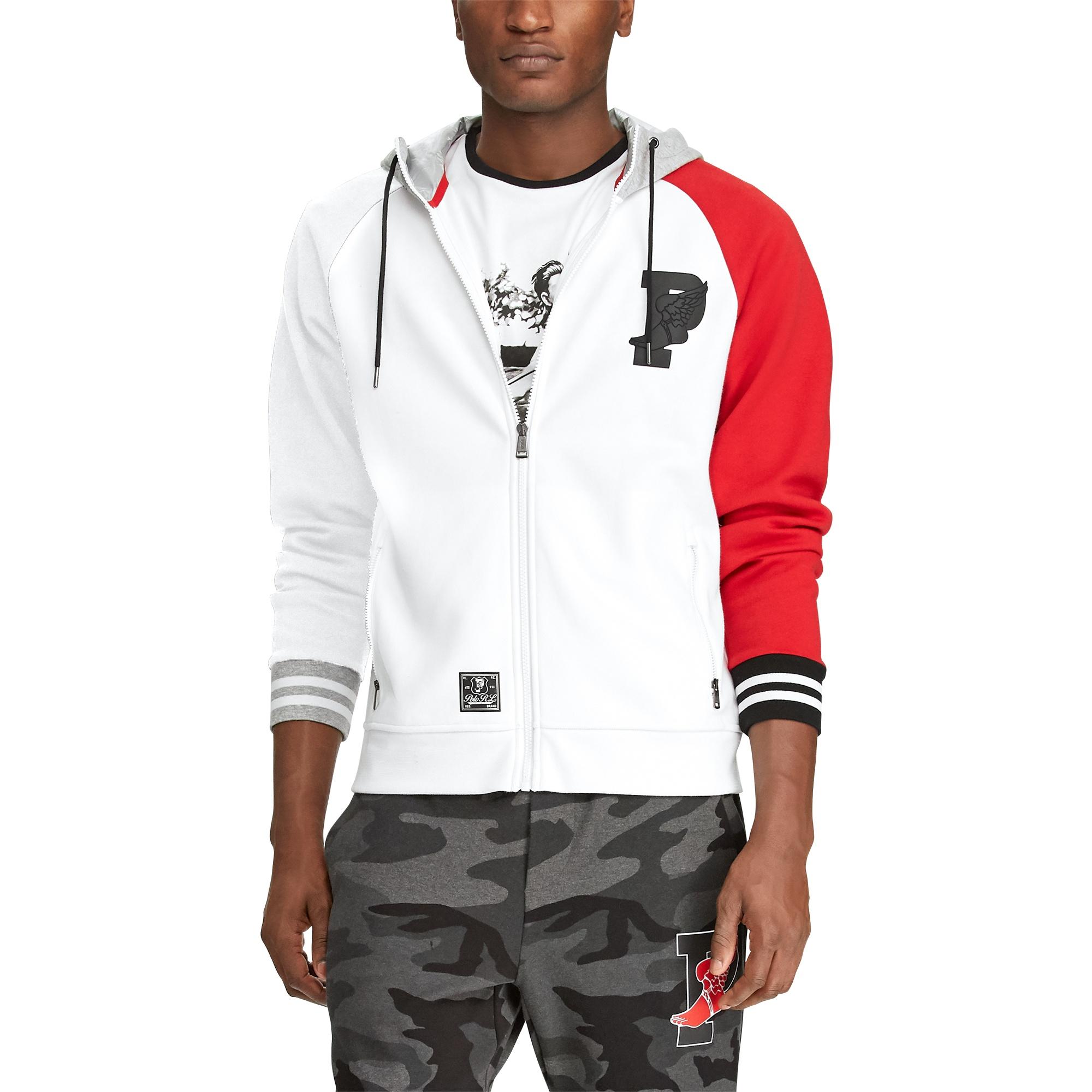 Polo Ralph Lauren Rubber P-wing Double-knit Hoodie for Men | Lyst
