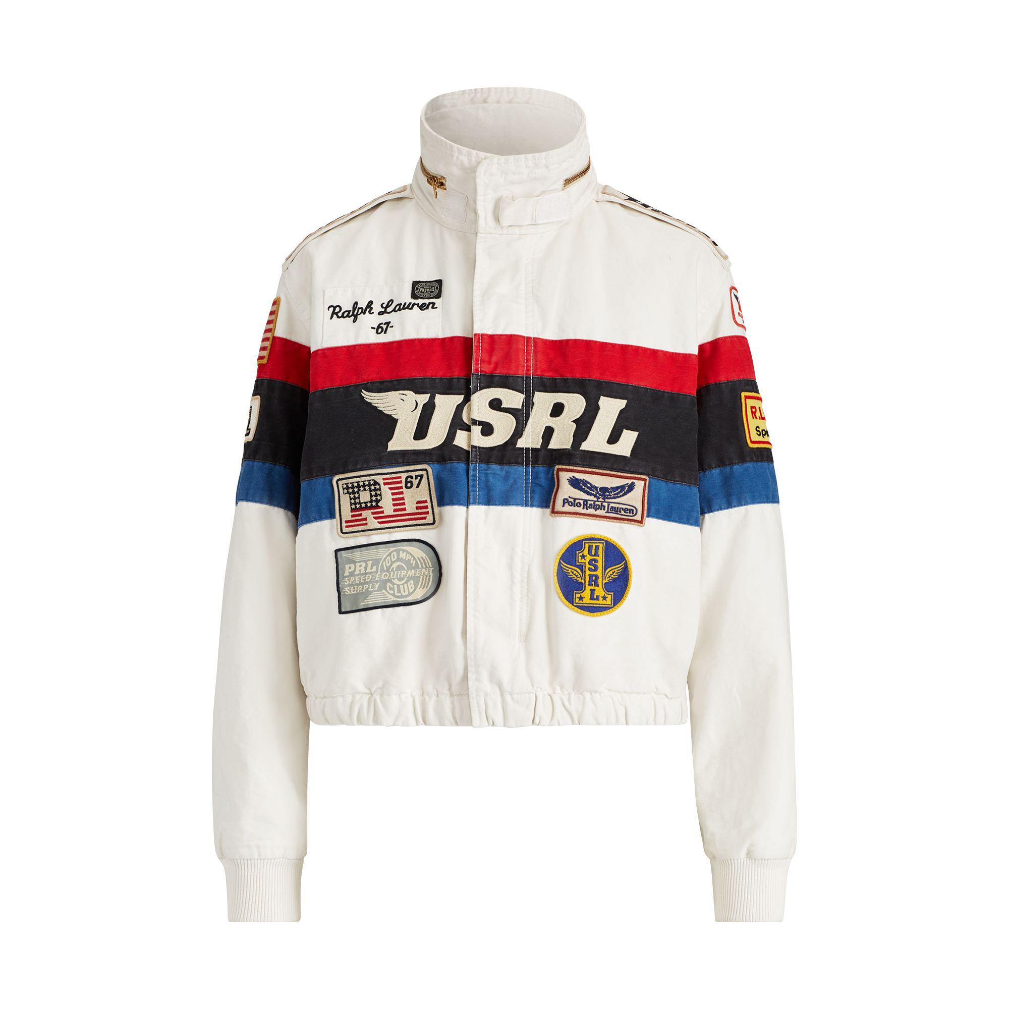 Polo Ralph Lauren Canvas Racing Jacket | Lyst