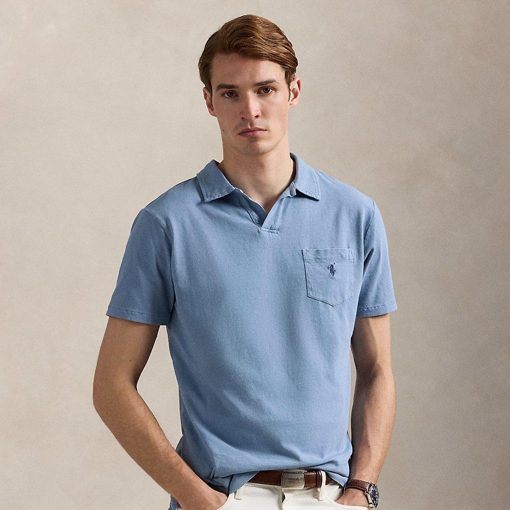 Polo Ralph Lauren Standard Fit Cotton-Linen Polo Shirt in