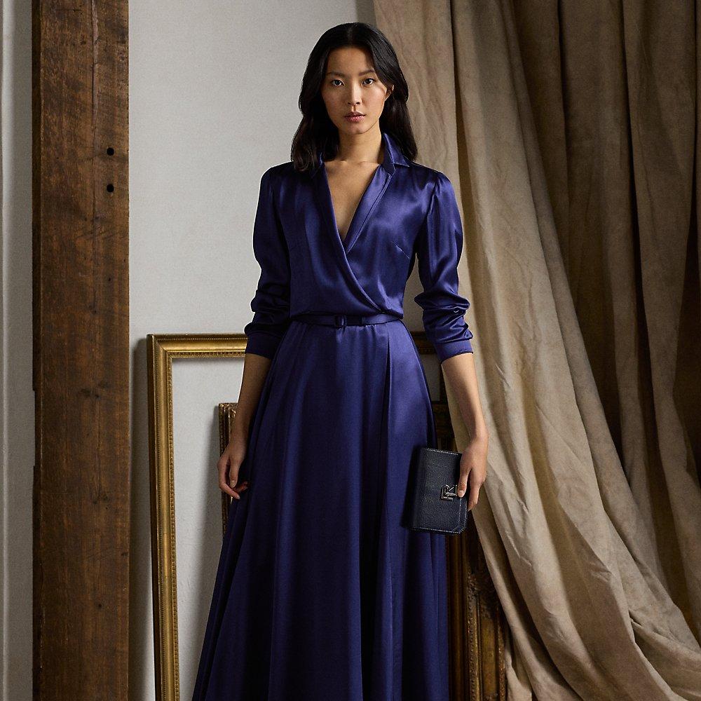 Ralph lauren blue long dress 2025