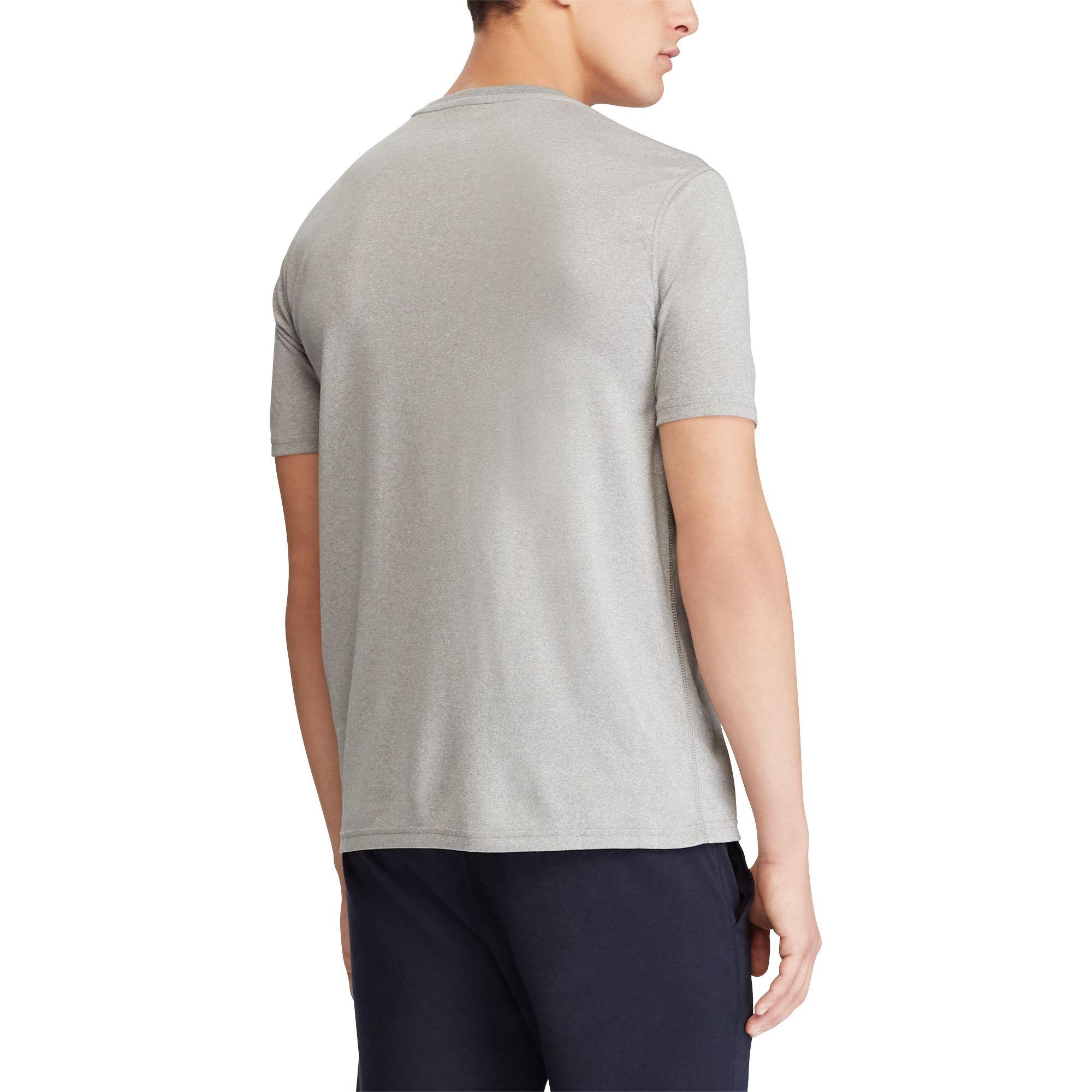 Polo Ralph Lauren Synthetic Performance Jersey T-shirt in Gray for Men ...
