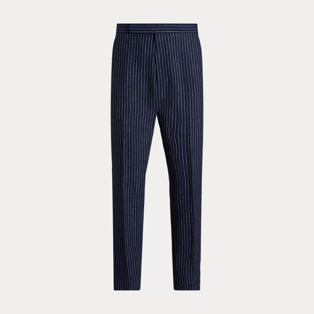 Ralph Lauren Gregory Hand-tailored Pinstripe Trouser in Blue for Men | Lyst  UK