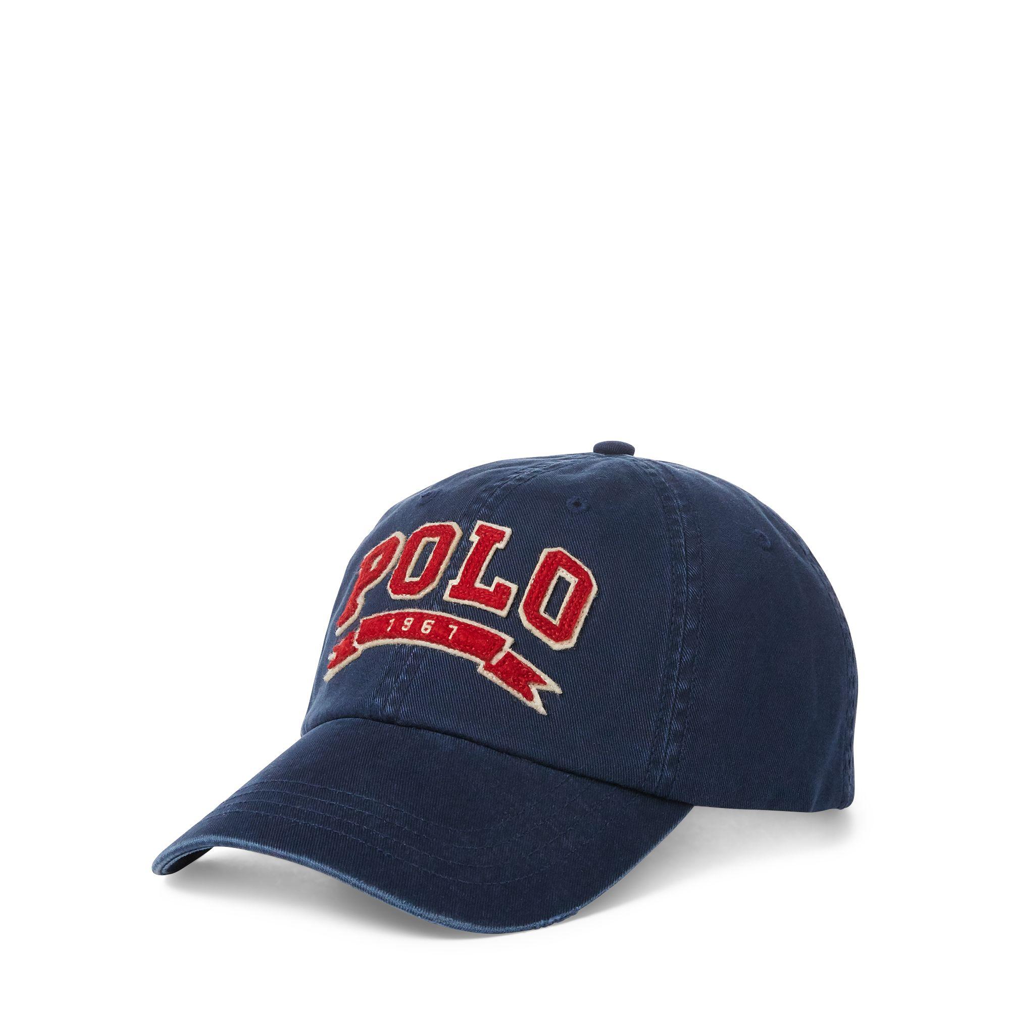 ralph lauren twill baseball cap