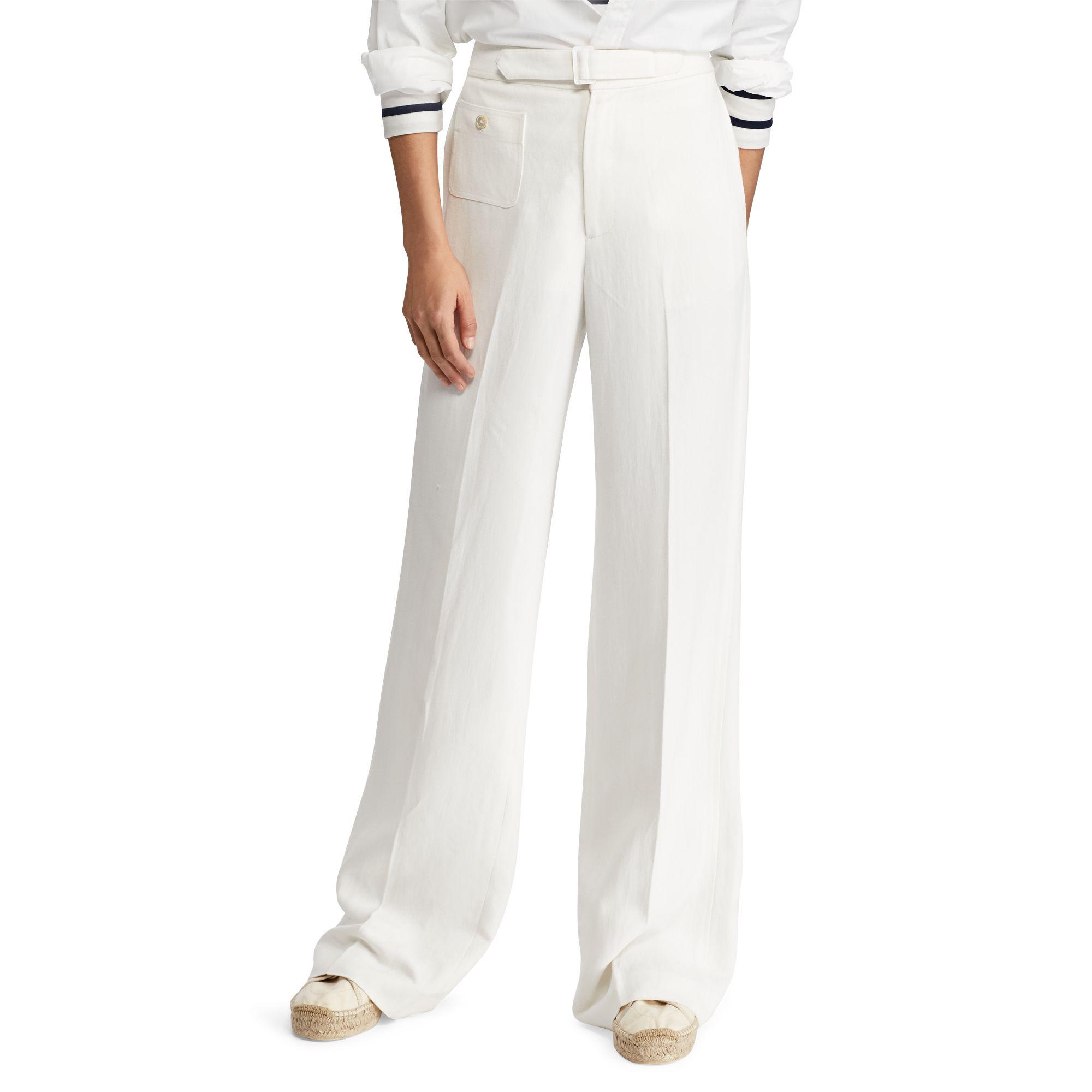 Polo Ralph Lauren Linen Tailored Trousers  Farfetch