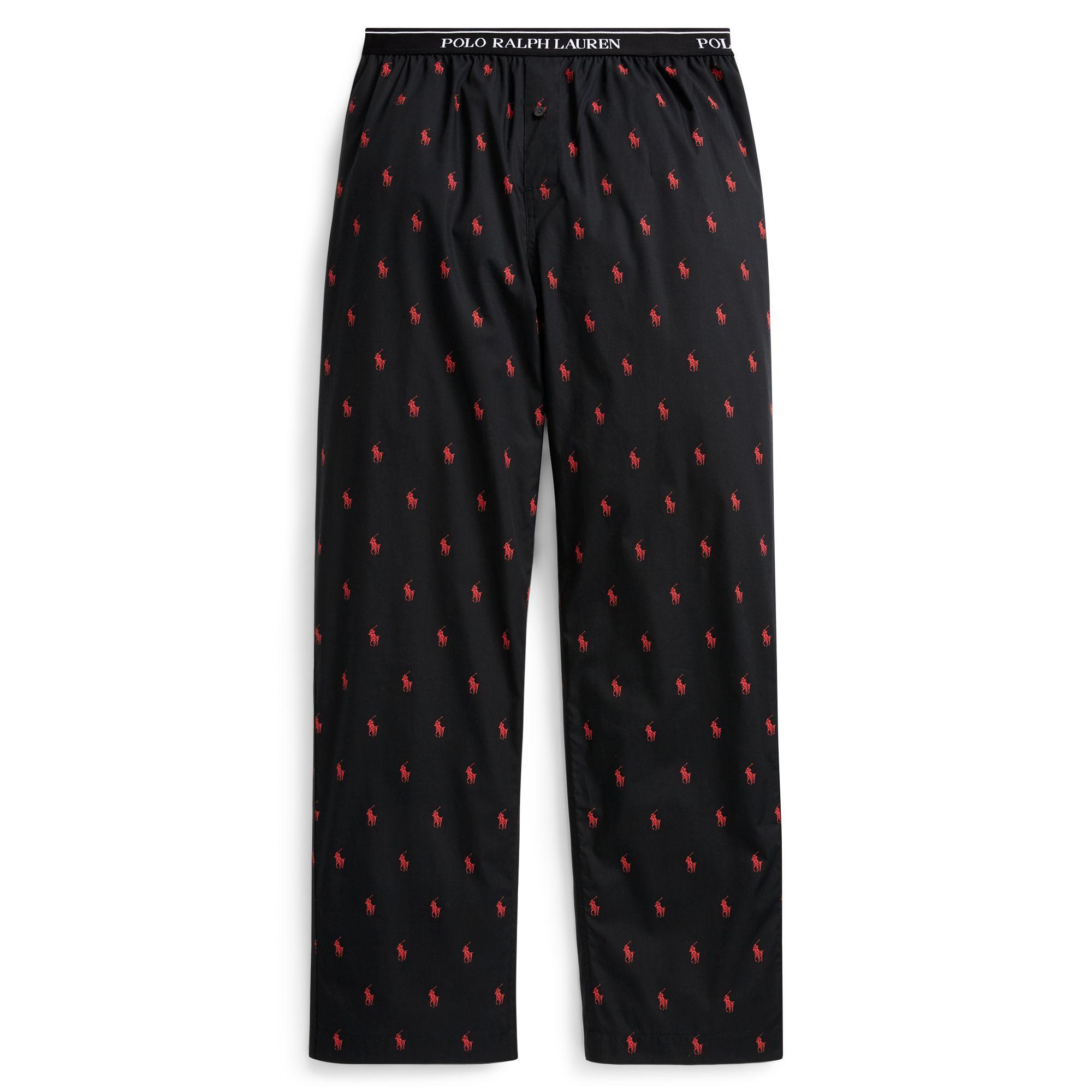 Pantalon de pyjama motif poney Polo Ralph Lauren pour homme en coloris Noir  | Lyst
