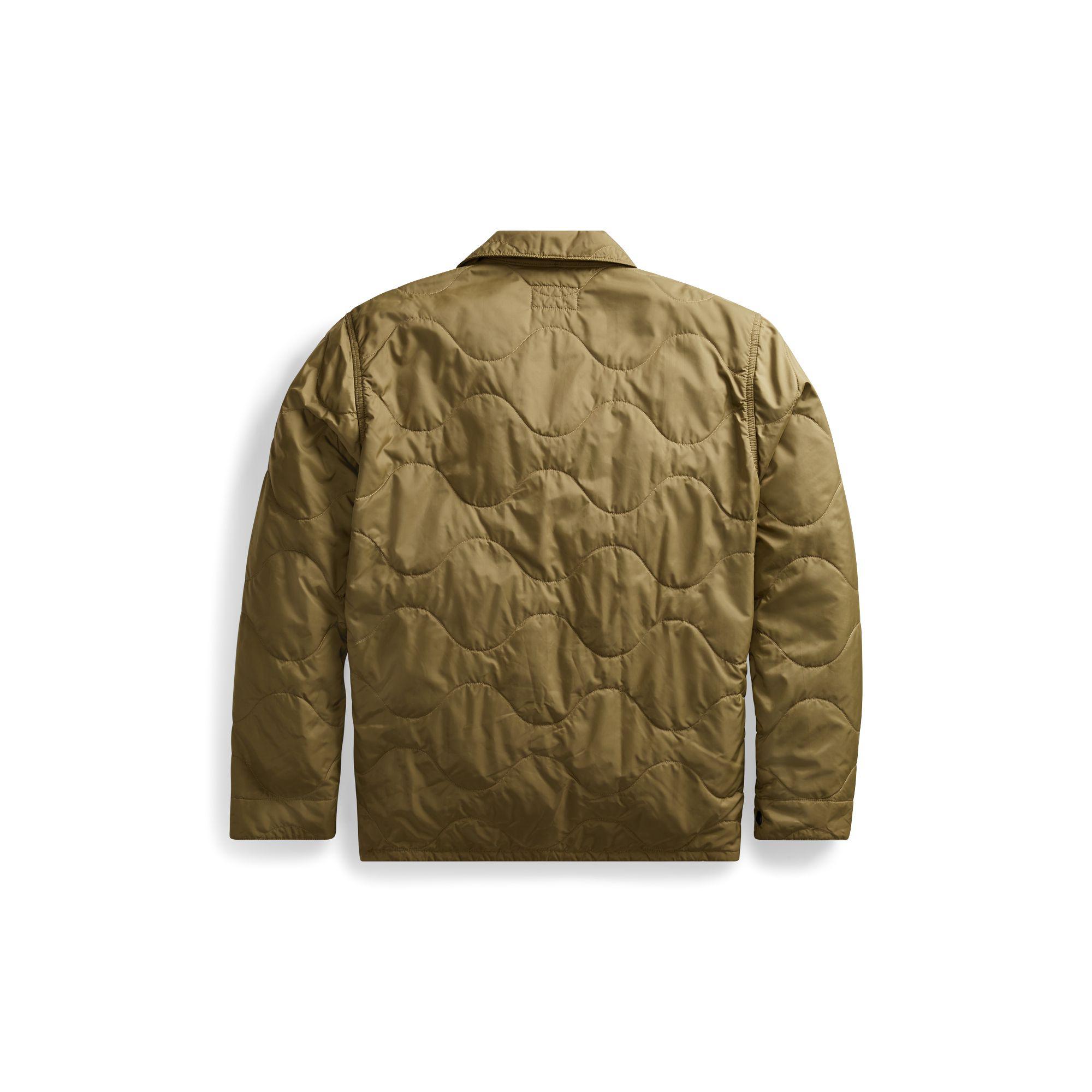 rrl quilted chore jacket
