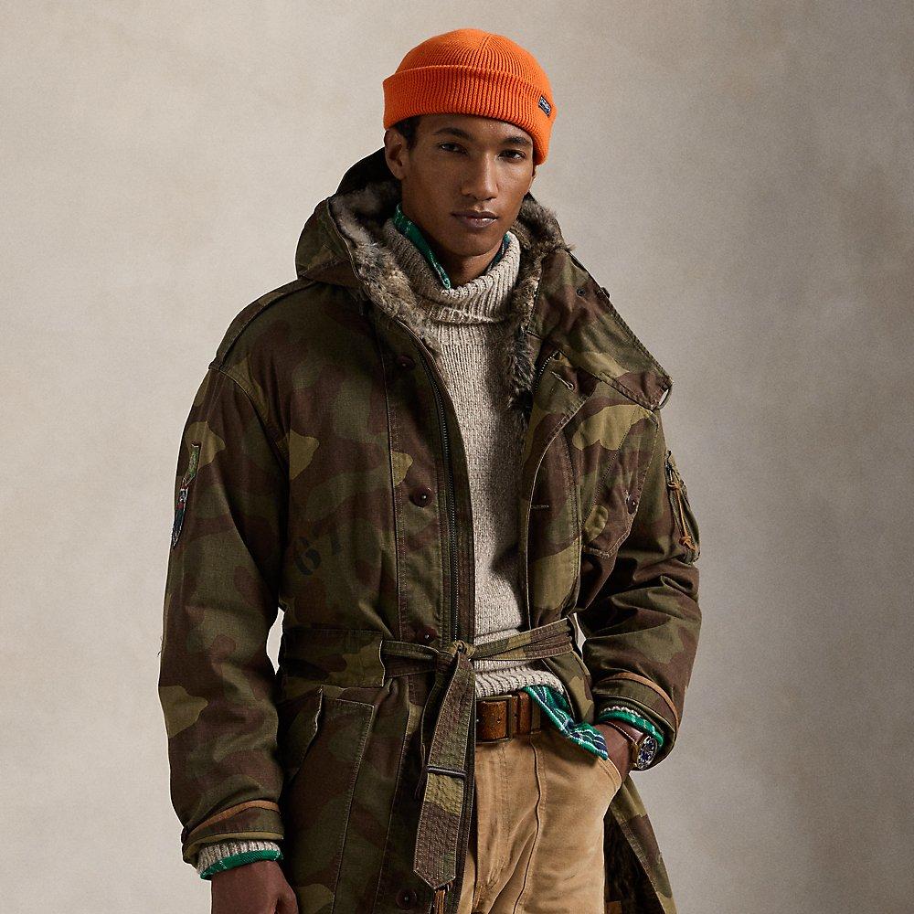Parka in camouflage da Uomo di Polo Ralph Lauren in Marrone Lyst
