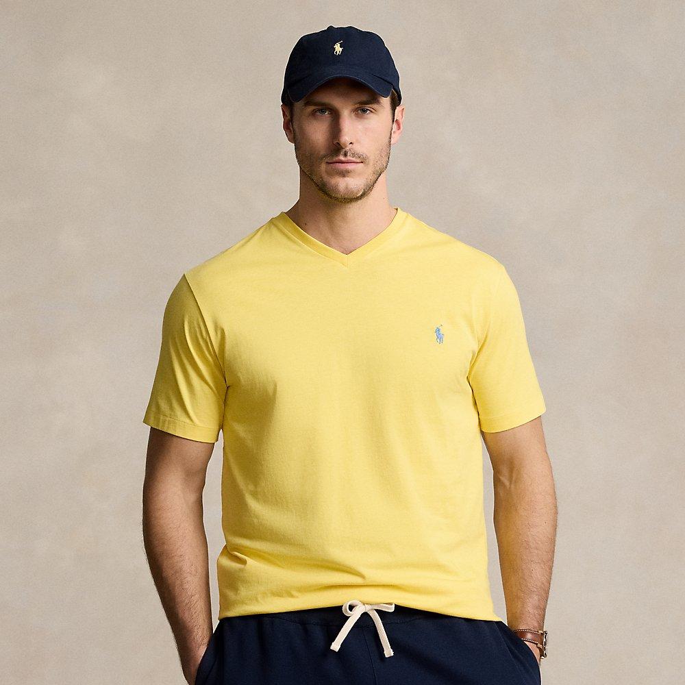 White ralph lauren cheap v neck t shirt
