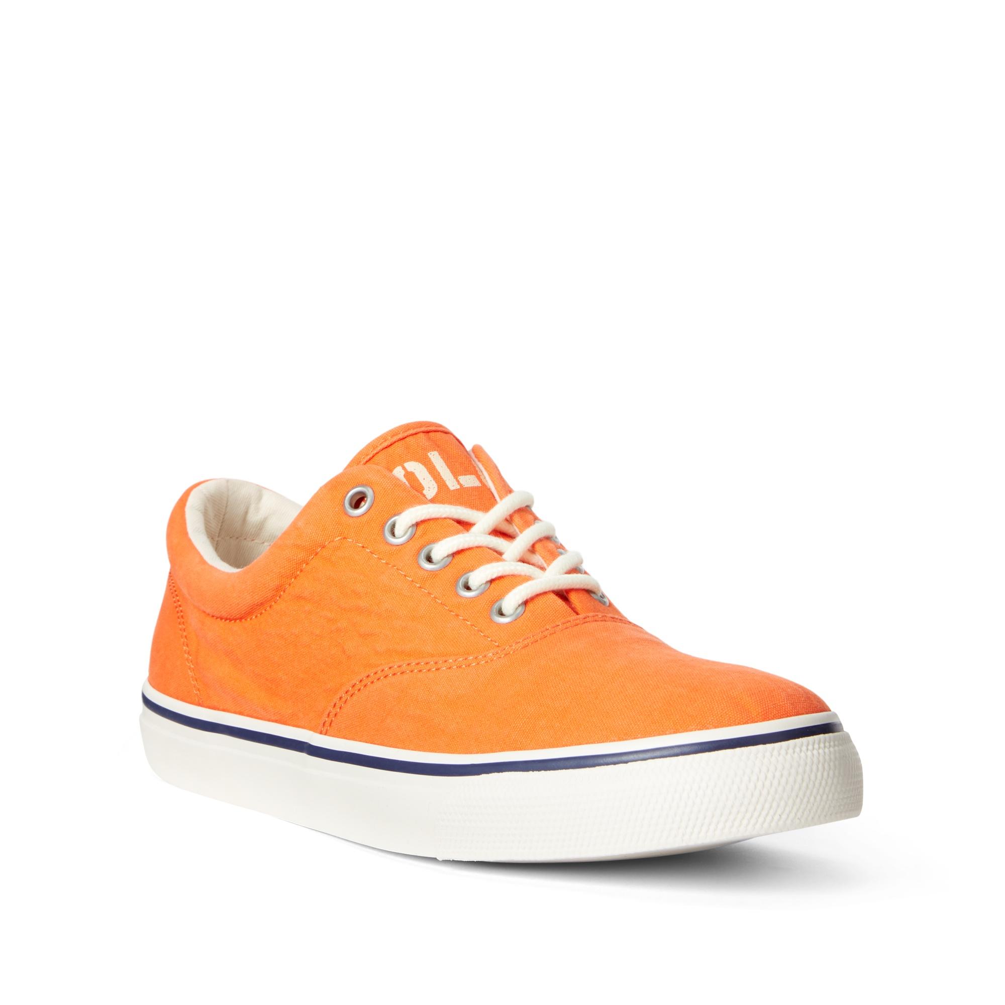 ralph lauren harpoon canvas sneaker