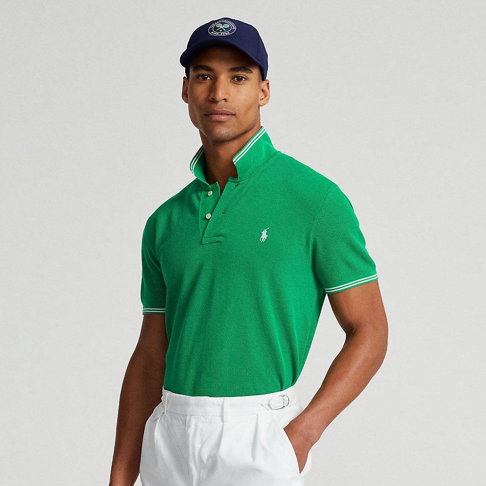 Polo Ralph Lauren Wimbledon Cotton Polo-collar Jumper in Green for Men |  Lyst