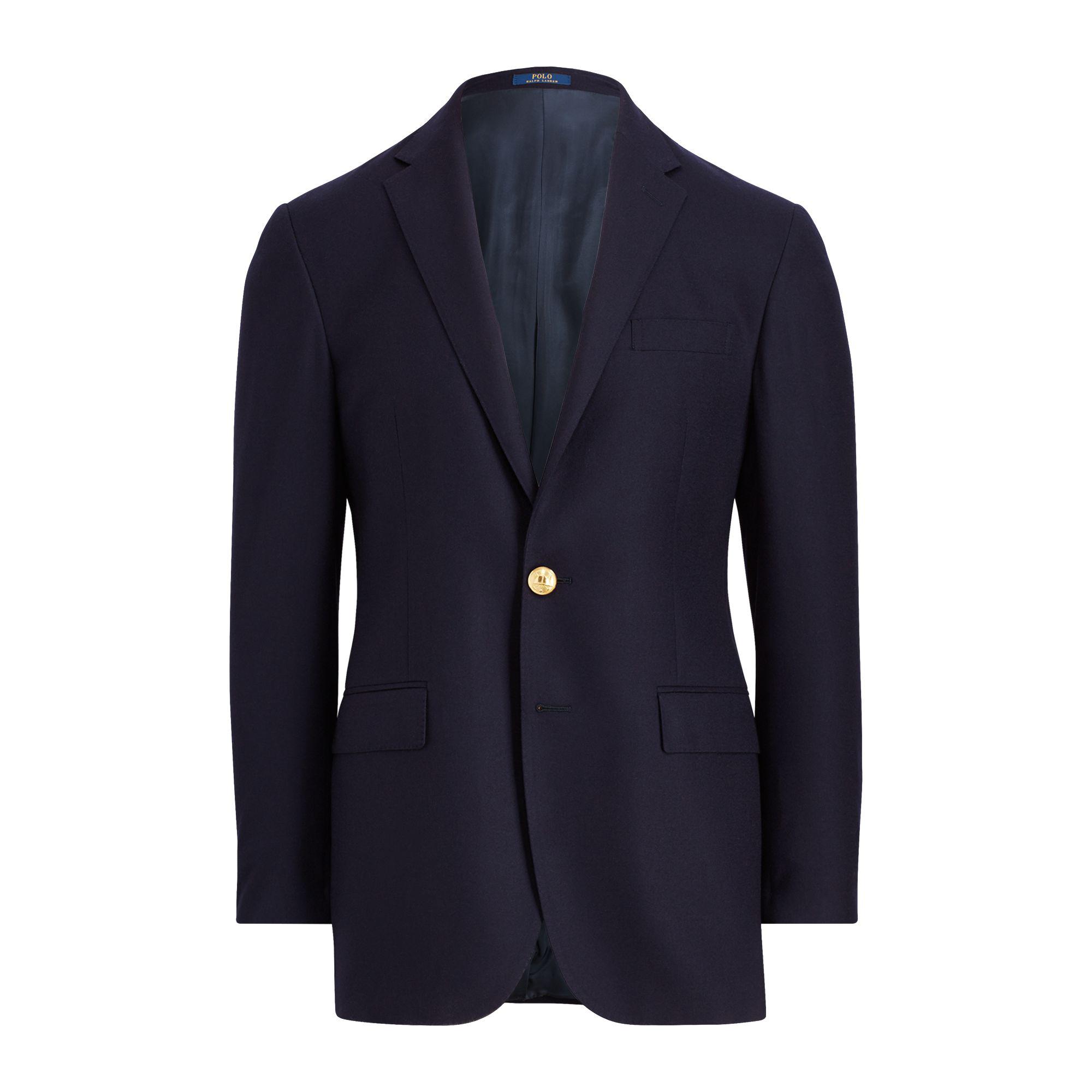 Polo Ralph Lauren Wool Polo I Doeskin Blazer in Navy (Blue) for Men - Lyst
