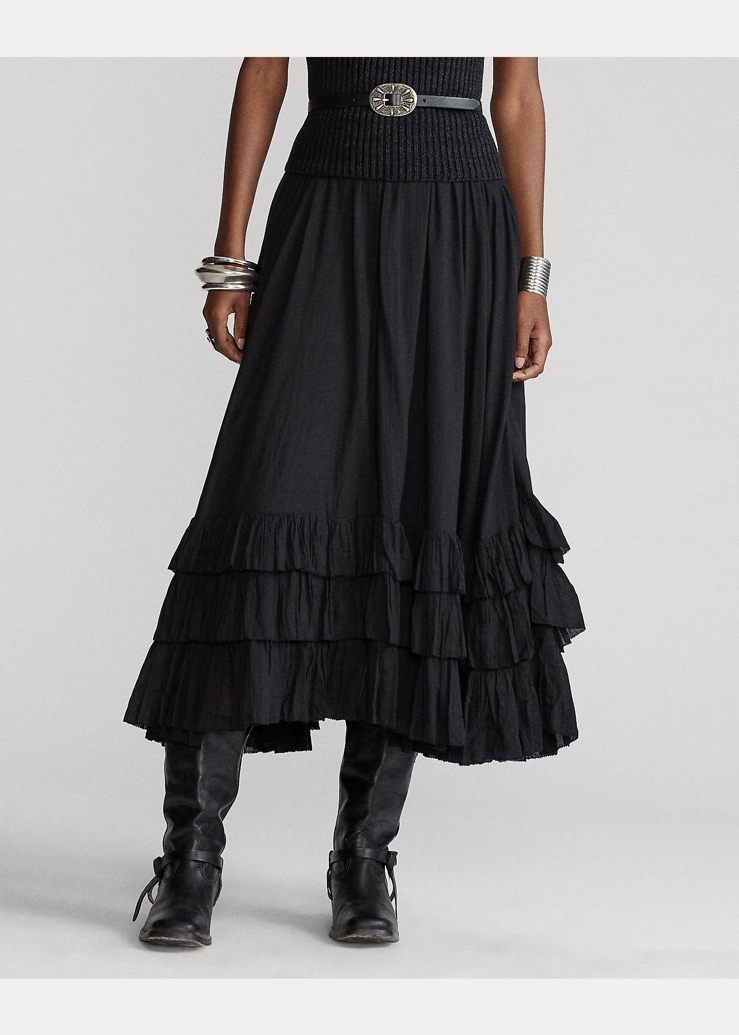 polo ralph lauren cotton voile midi dress