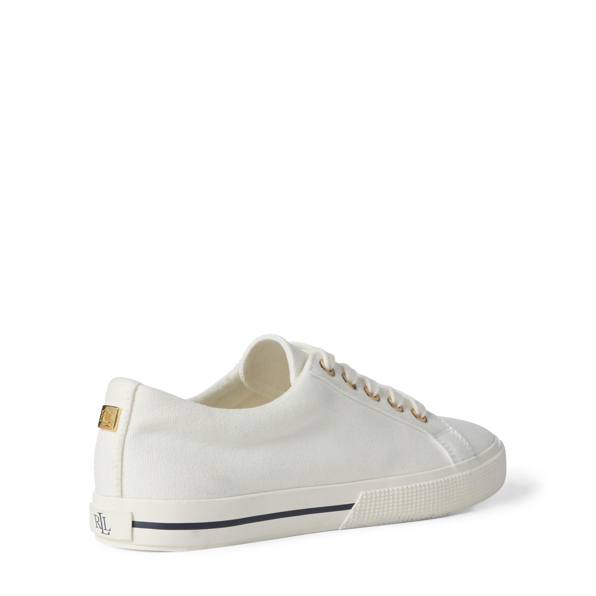 Ralph lauren jaycee canvas trainer Clearance