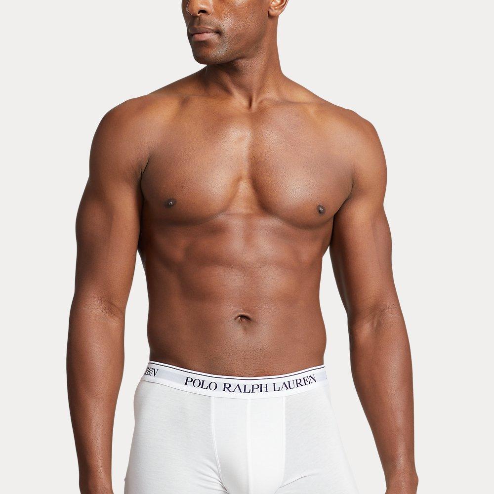 Polo Ralph Lauren Stretch Cotton Boxer Brief 3-pack in Black for