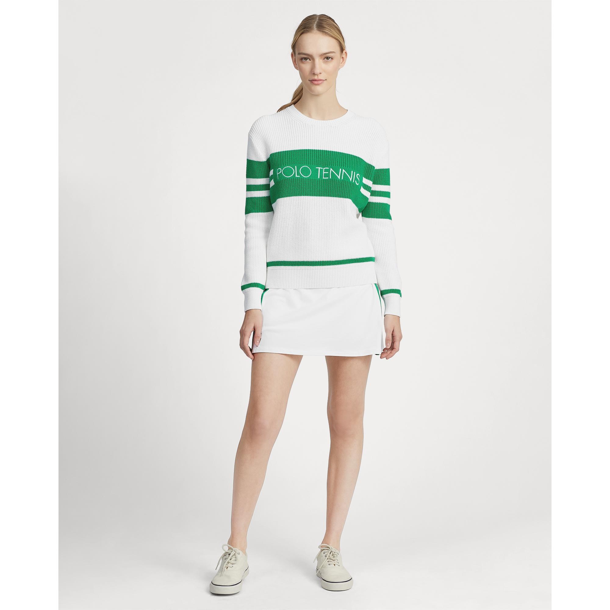 Polo Ralph Lauren Wimbledon Tennis Sweater in Green | Lyst
