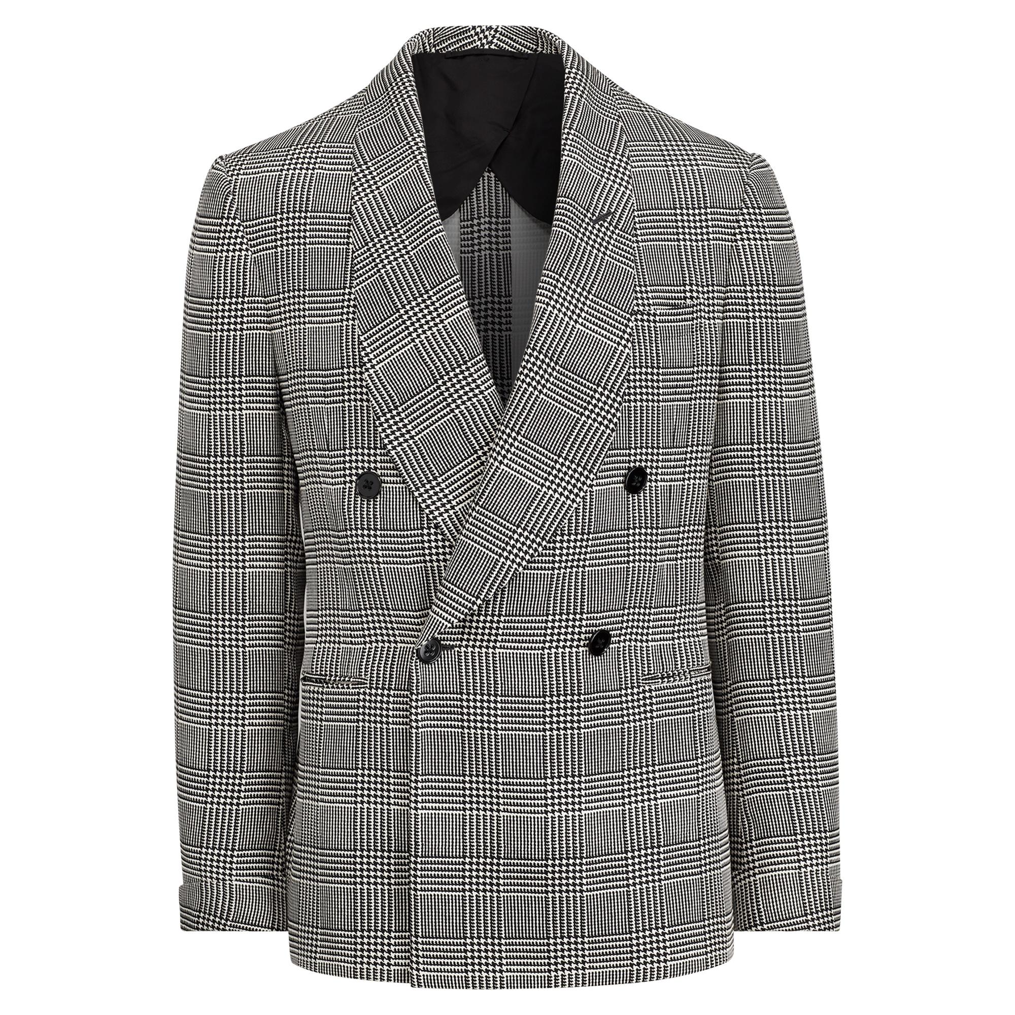 mens plaid dinner jacket