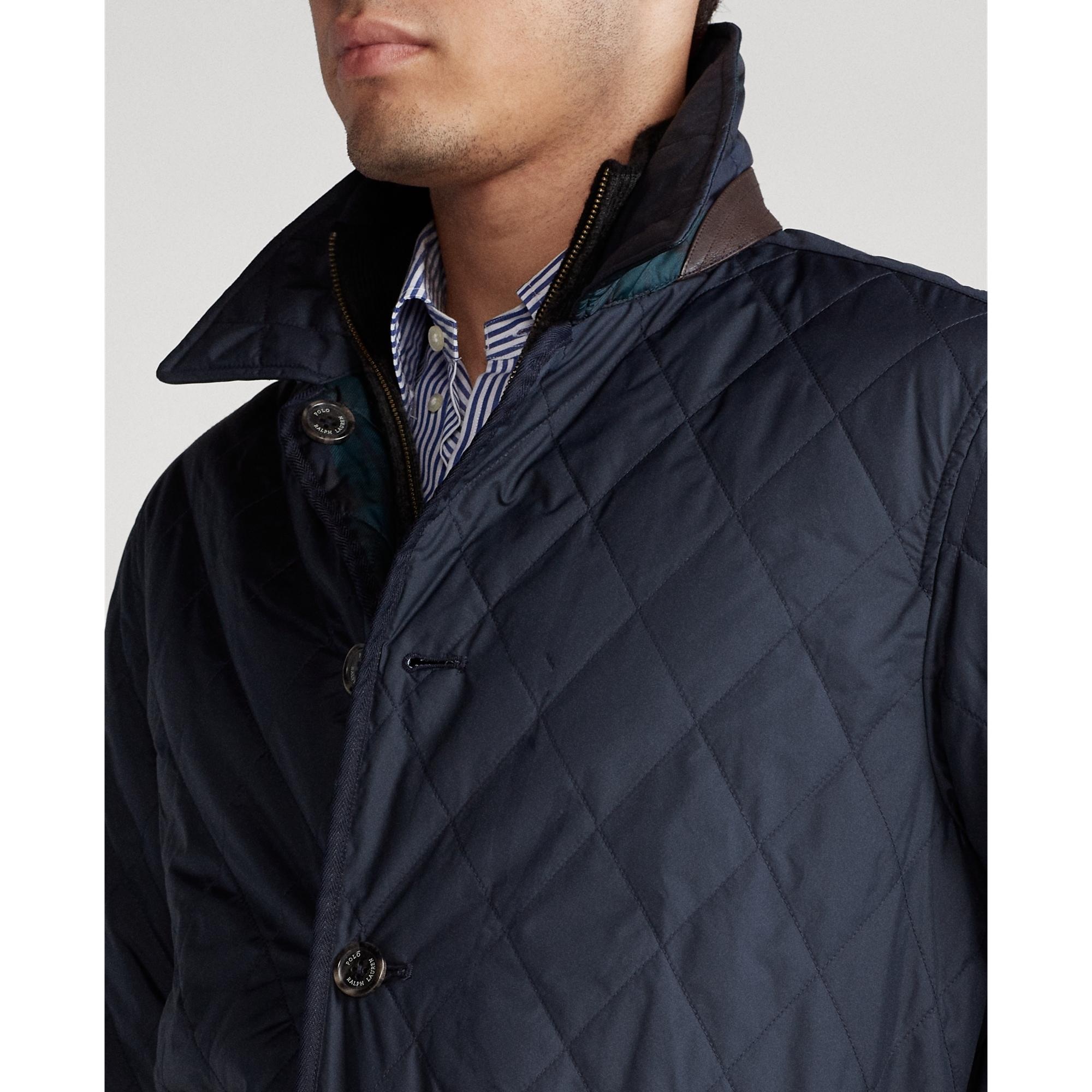 Ralph Lauren Reversible Quilted Jacket in Blue for Men Lyst