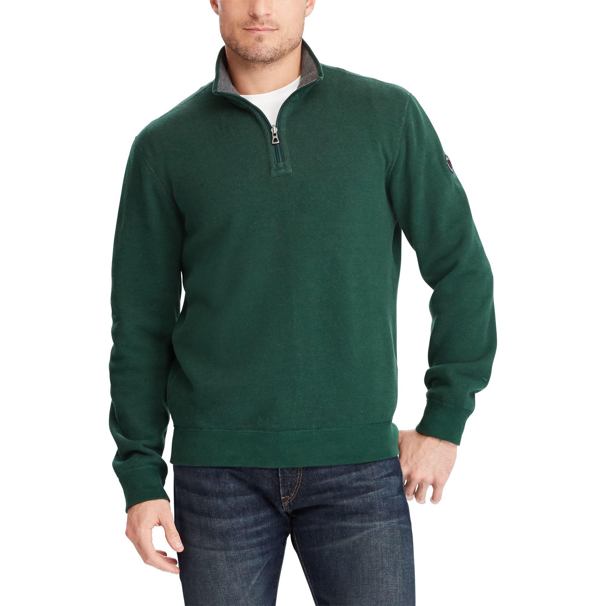 polo ralph lauren estate rib half zip
