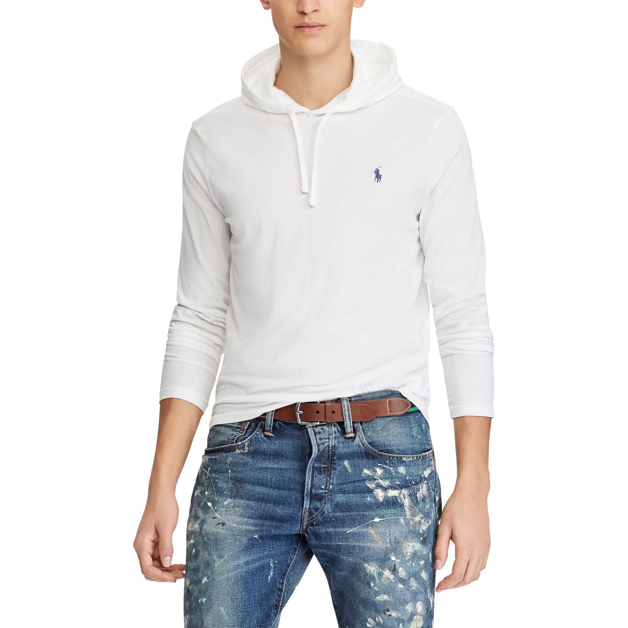 ralph lauren cotton jersey hoodie