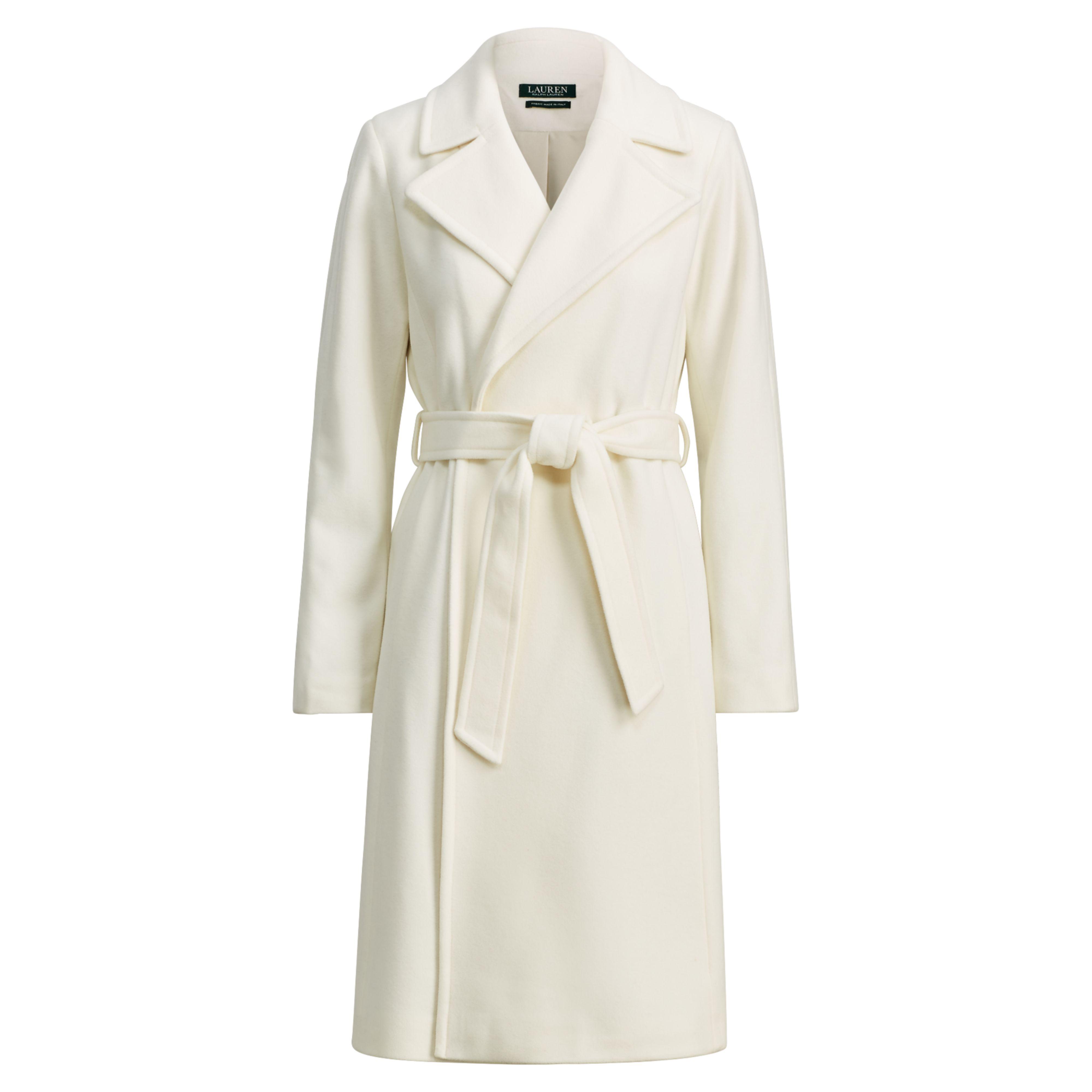 ralph lauren wool wrap coat