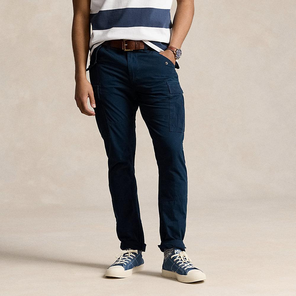 Ralph Lauren Slim Fit Canvas Cargo Pants in Blue for Men Lyst UK
