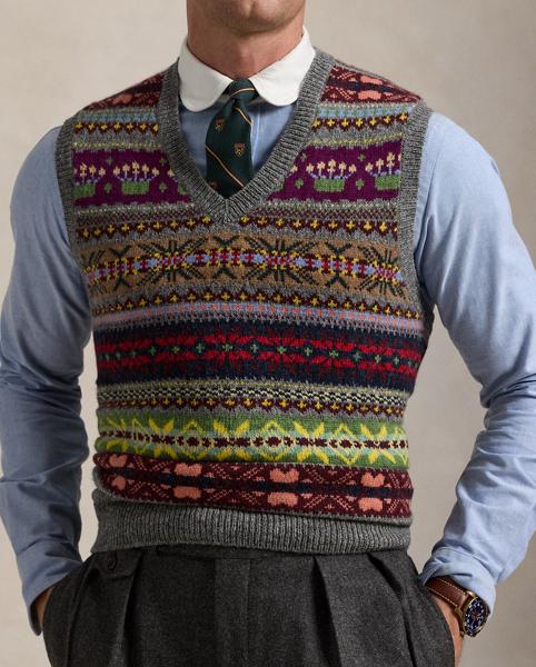 Fair Isle Pullunder Ralph Lauren Herren Ralph Lauren Fair Isle